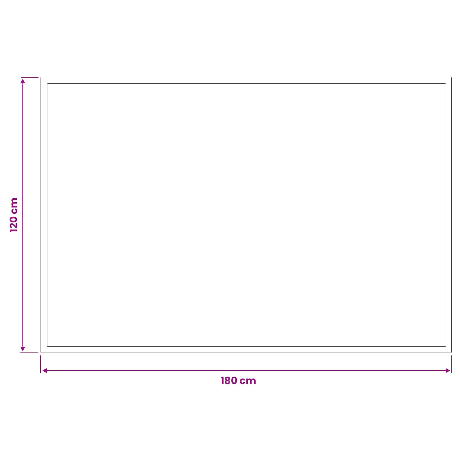 Tappetino Grigio Chiaro 180 x 120 cm 100% Poliammide