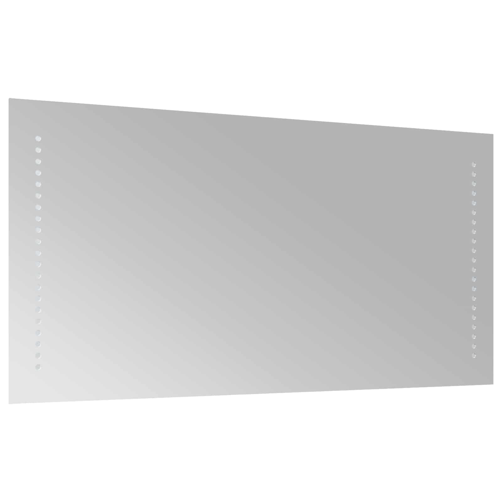 Specchio da bagno LED Trasparente 80 x 40 cm vetro temperato
