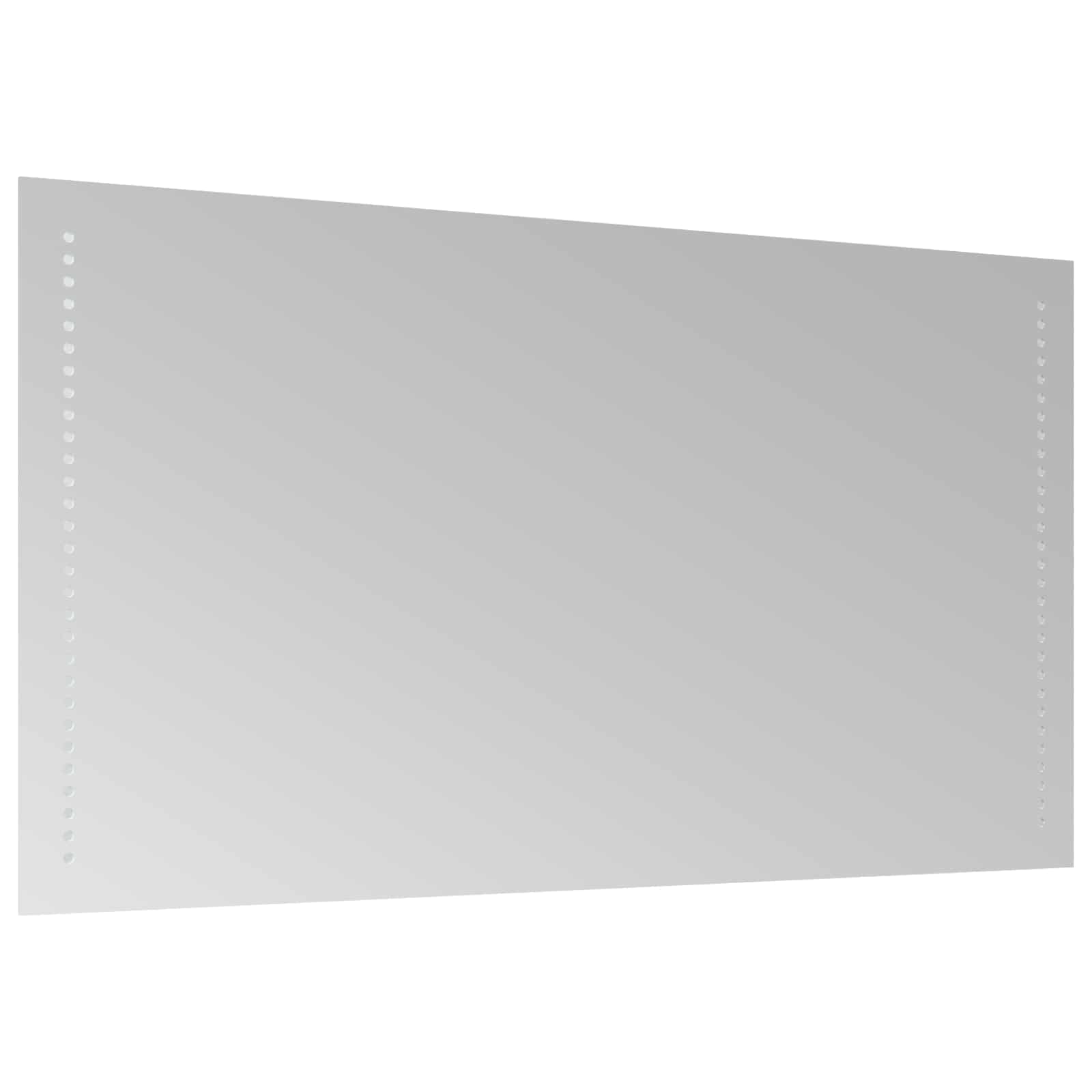 Specchio da bagno LED Trasparente 90 x 50 cm vetro temperato