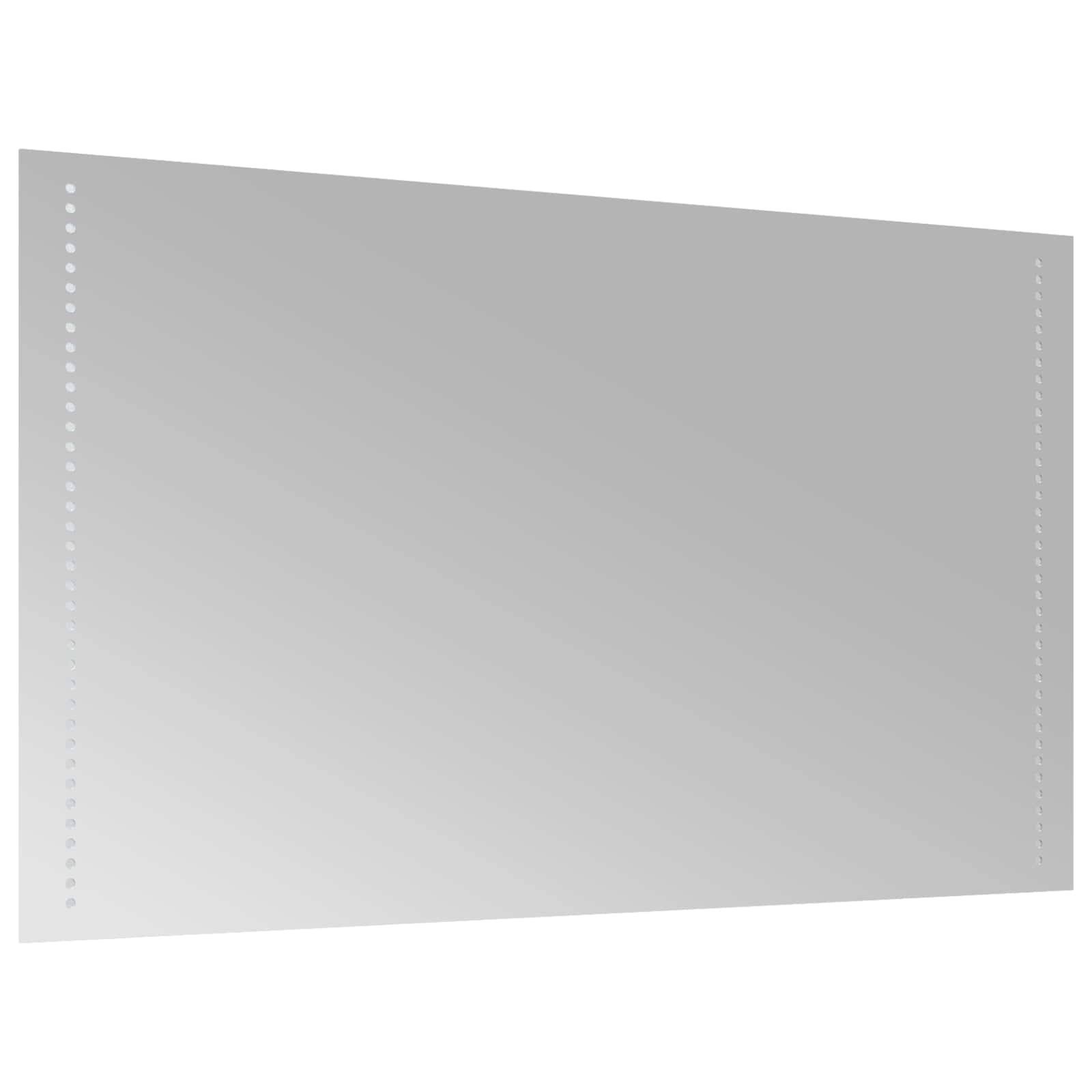 Specchio da bagno LED Trasparente 100 x 60 cm vetro temperato