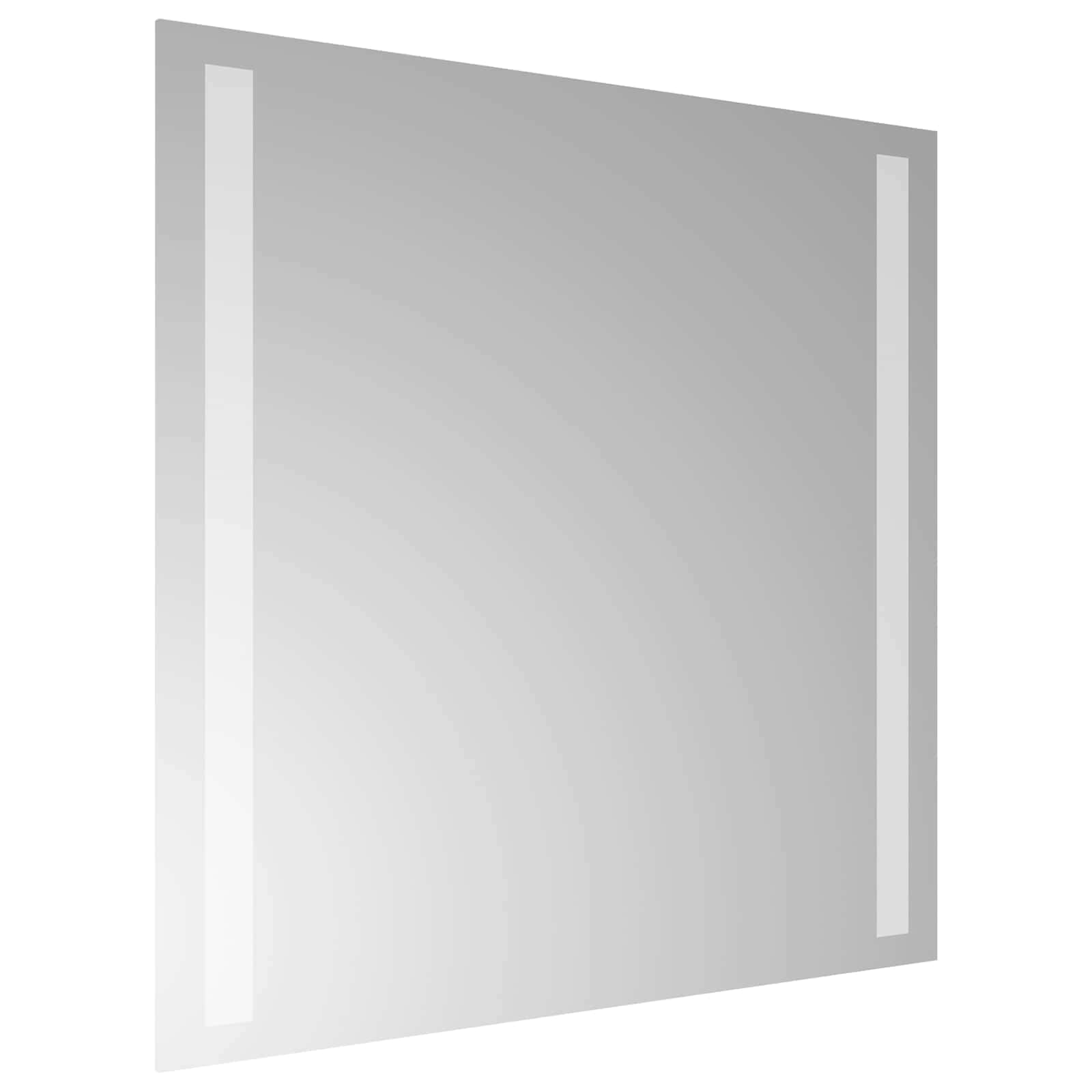 Specchio da bagno LED Trasparente 40 x 40 cm vetro temperato