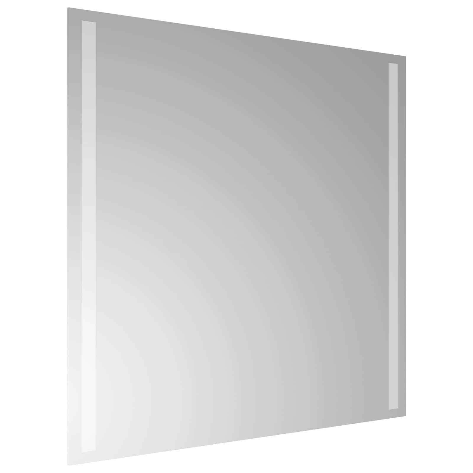 Specchio da bagno LED Trasparente 60 x 60 cm vetro temperato