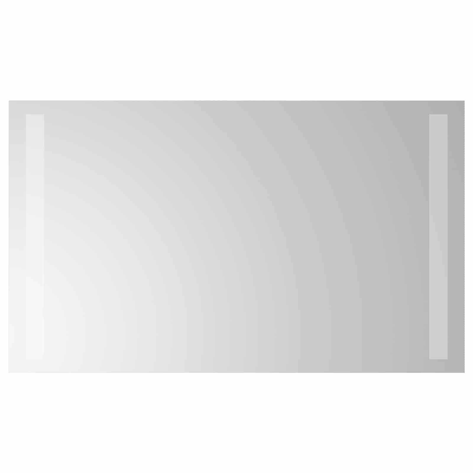 Specchio da bagno LED Trasparente 60 x 30 cm vetro temperato