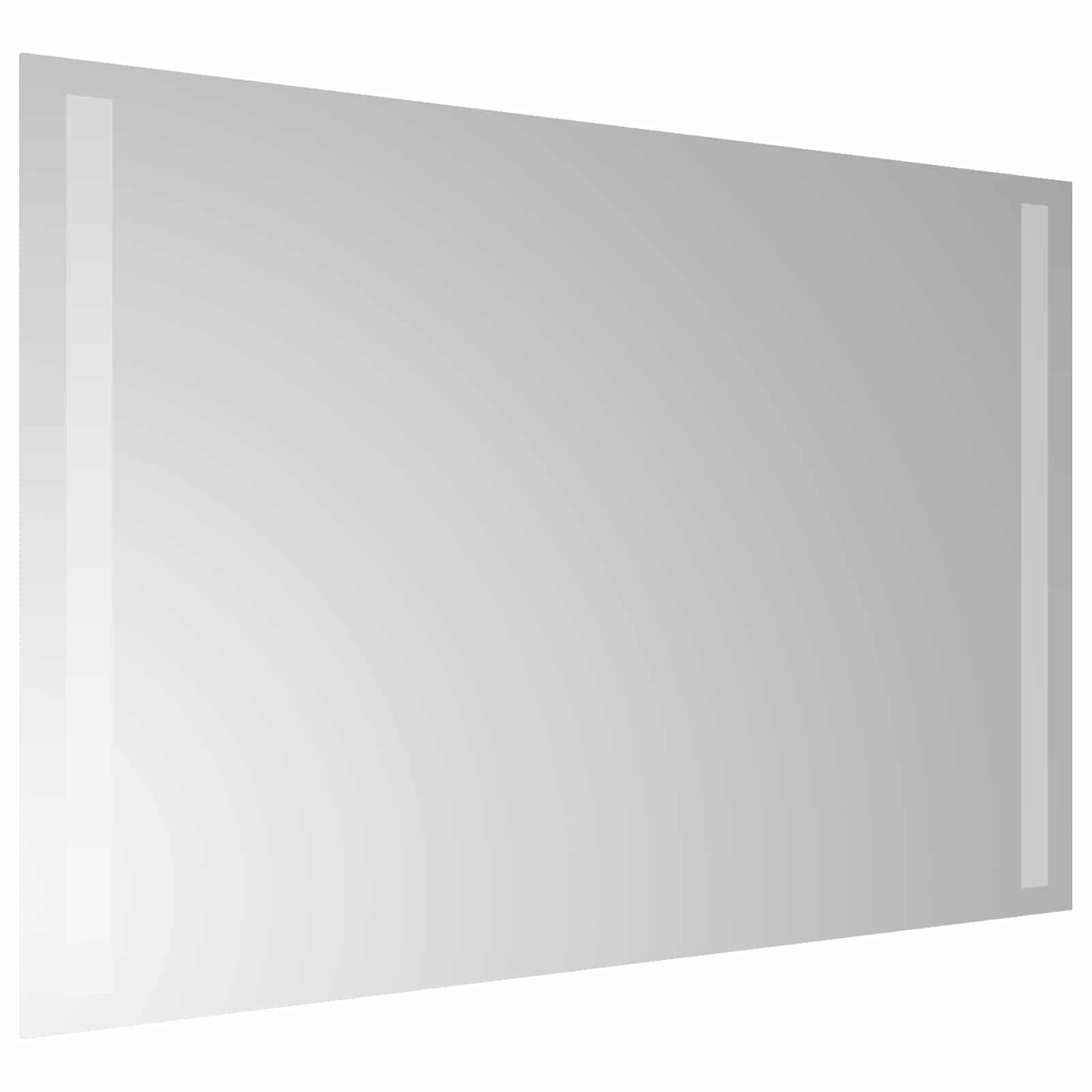 Specchio da bagno LED Trasparente 60 x 40 cm vetro temperato