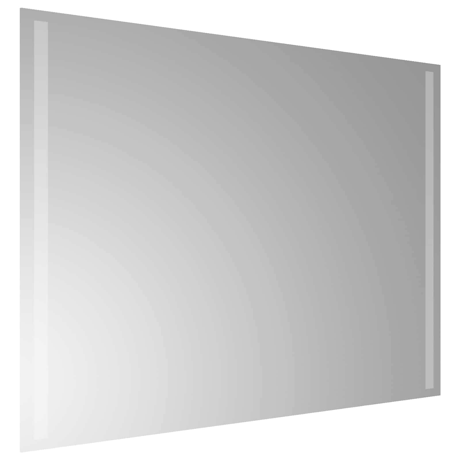 Specchio da bagno LED Trasparente 80 x 60 cm vetro temperato