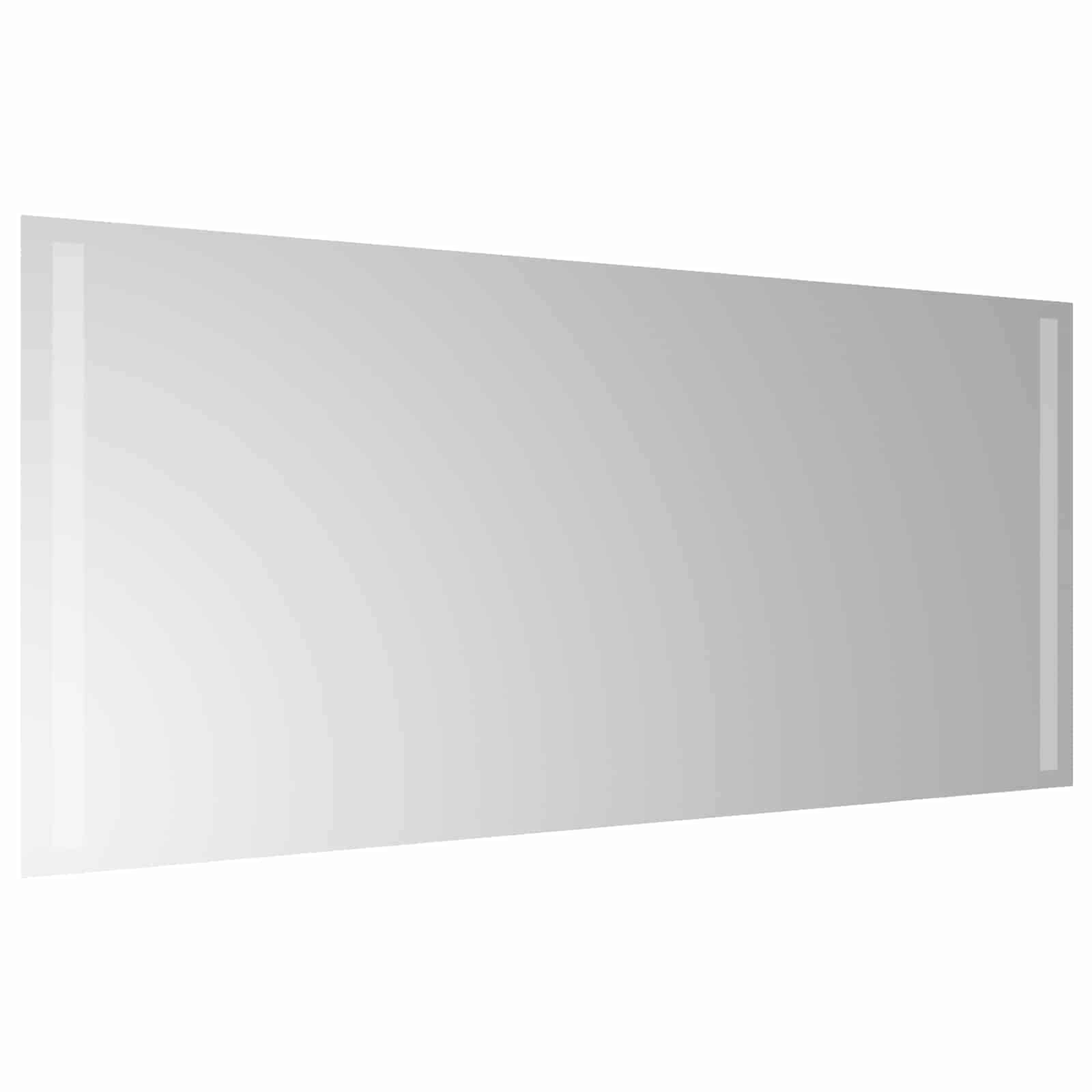 Specchio da bagno LED Trasparente 90 x 40 cm vetro temperato