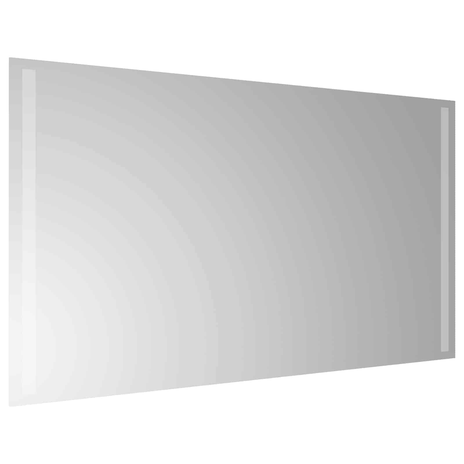 Specchio da bagno LED Trasparente 90 x 50 cm vetro temperato