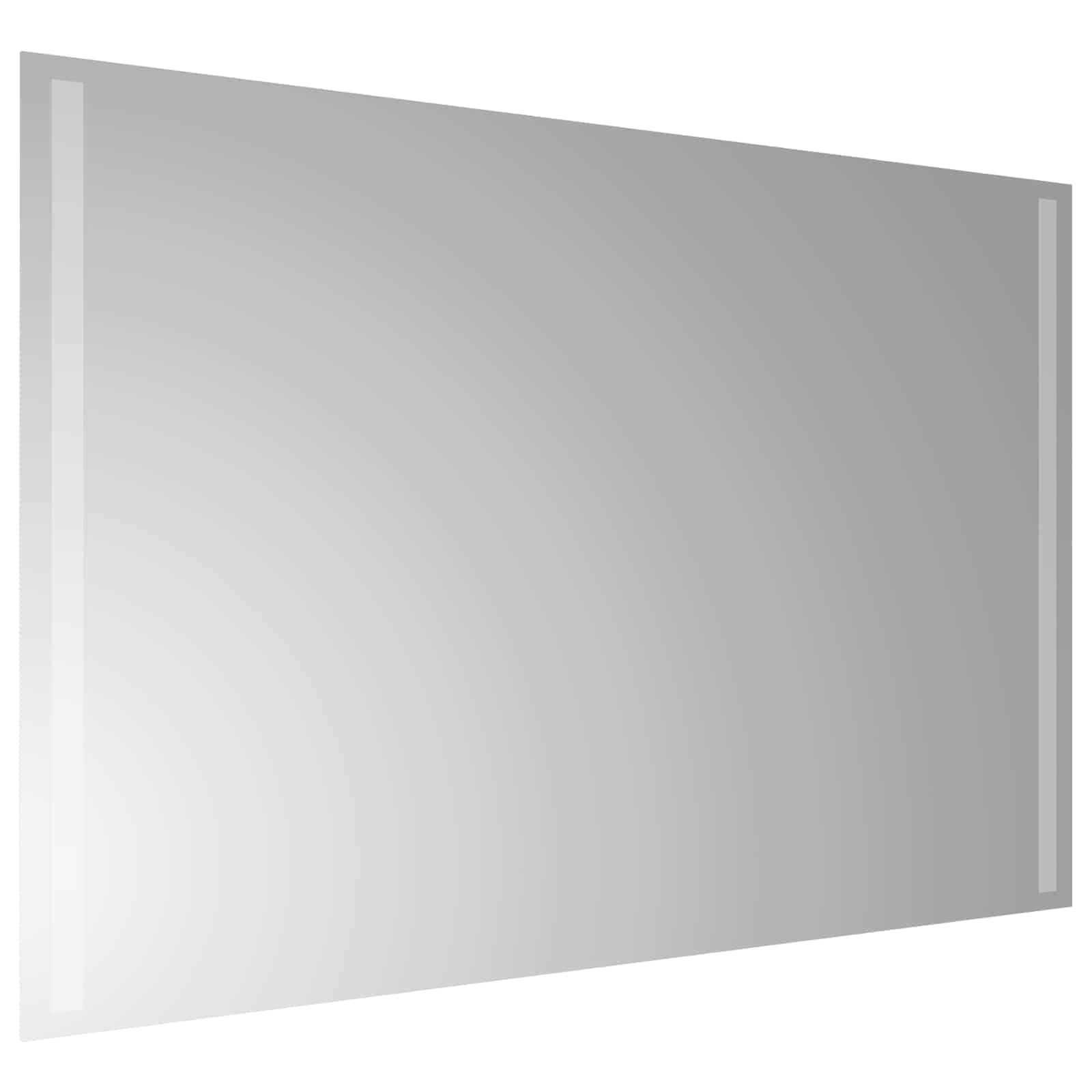 Specchio da bagno LED Trasparente 90 x 60 cm vetro temperato