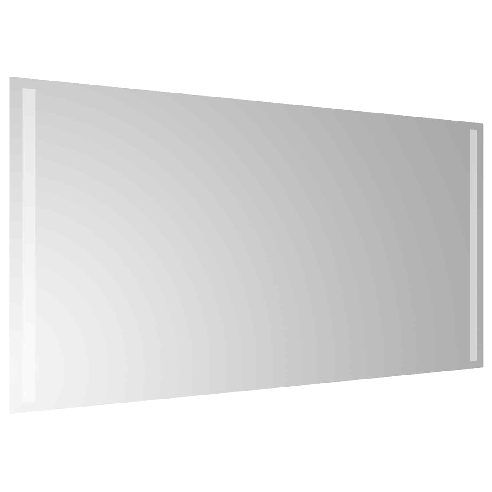 Specchio da bagno LED Trasparente 100 x 50 cm vetro temperato