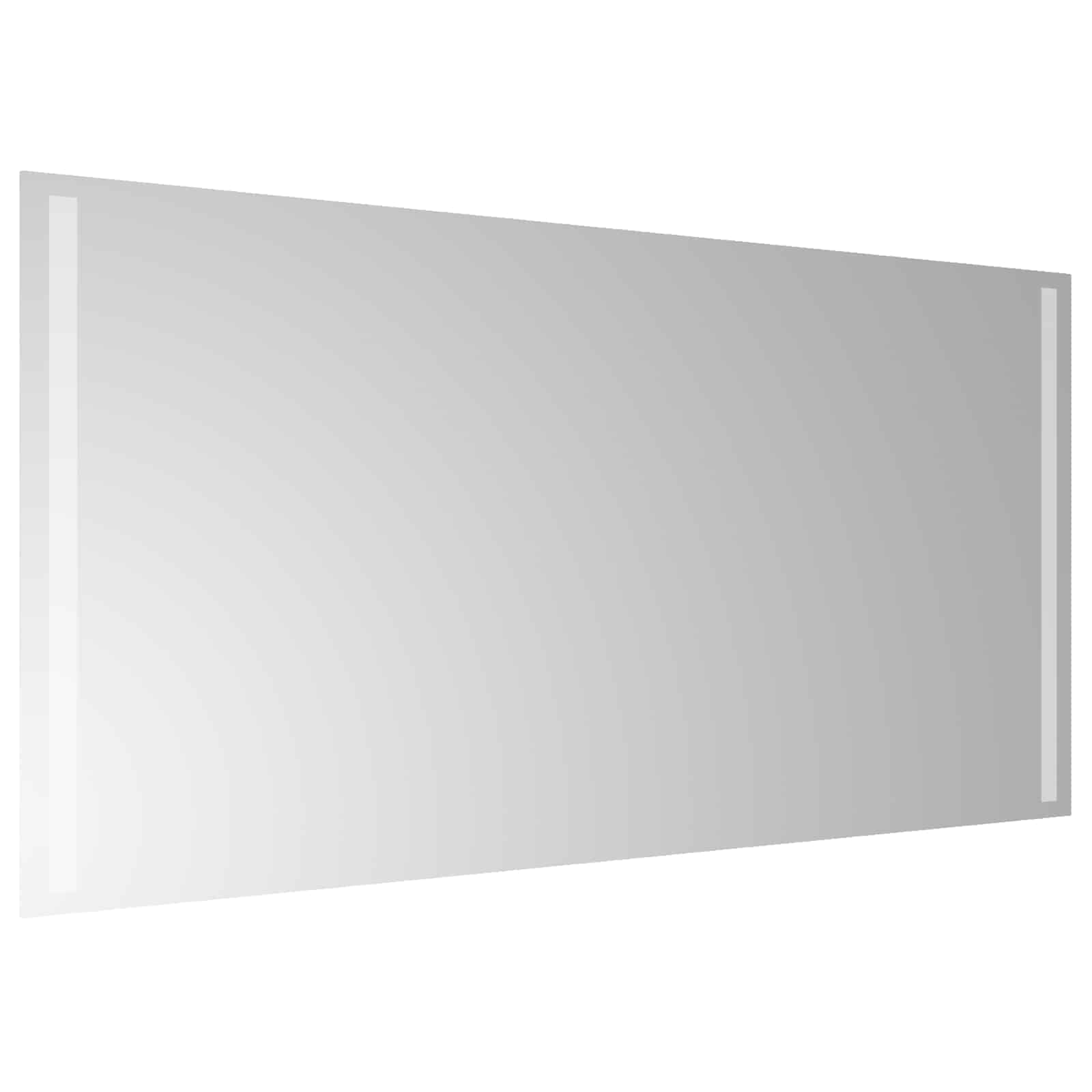 Specchio da bagno LED Trasparente 100 x 60 cm vetro temperato