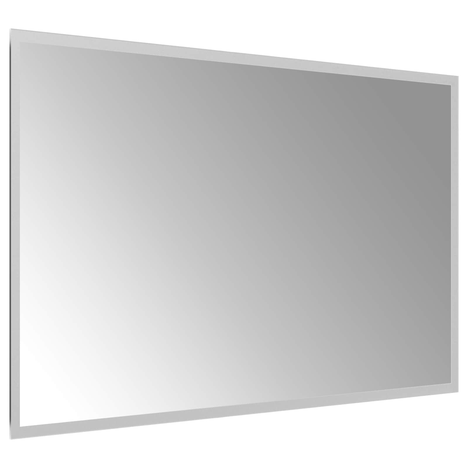 Specchio da bagno LED Trasparente 80 x 50 cm vetro temperato