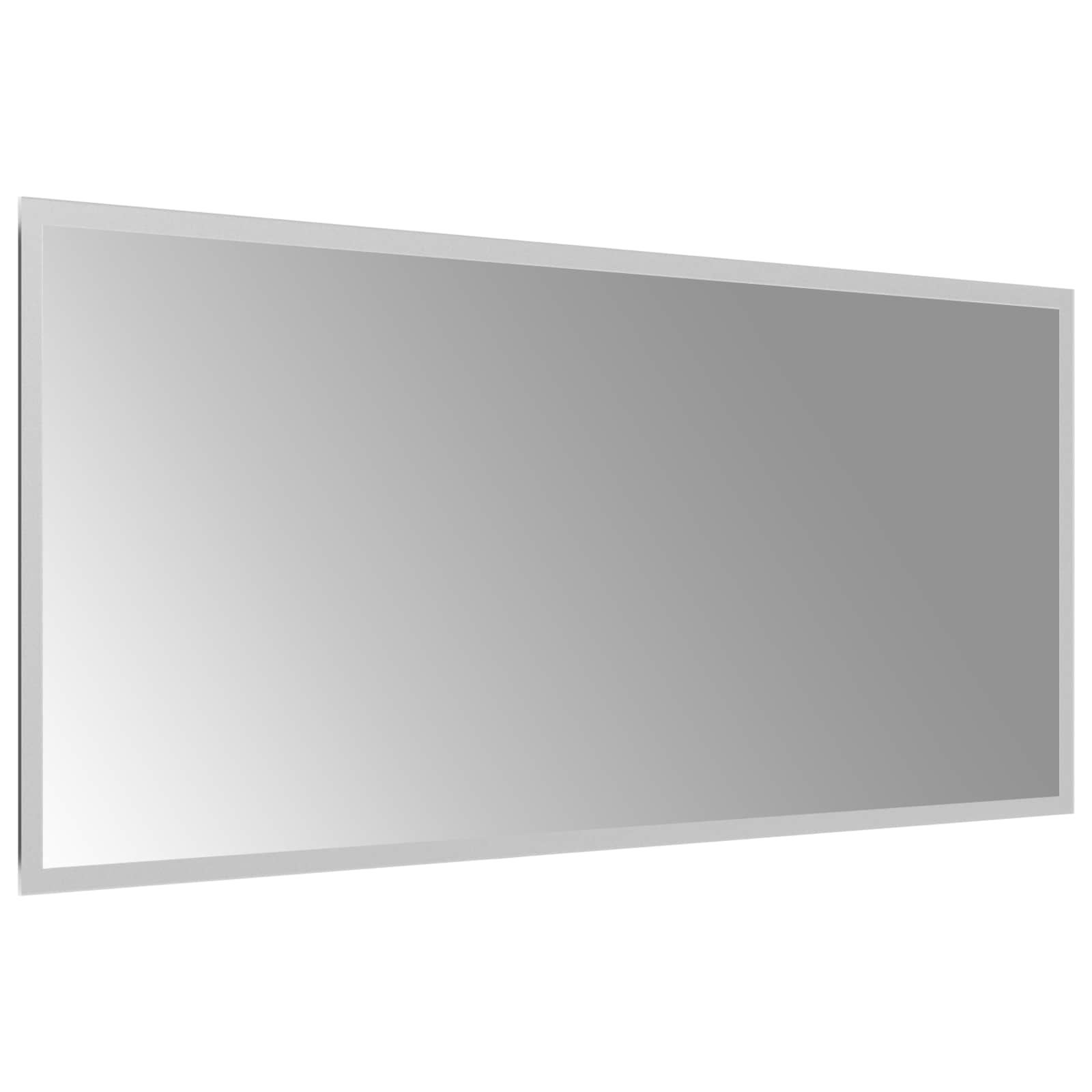 Specchio da bagno LED Trasparente 90 x 40 cm vetro temperato