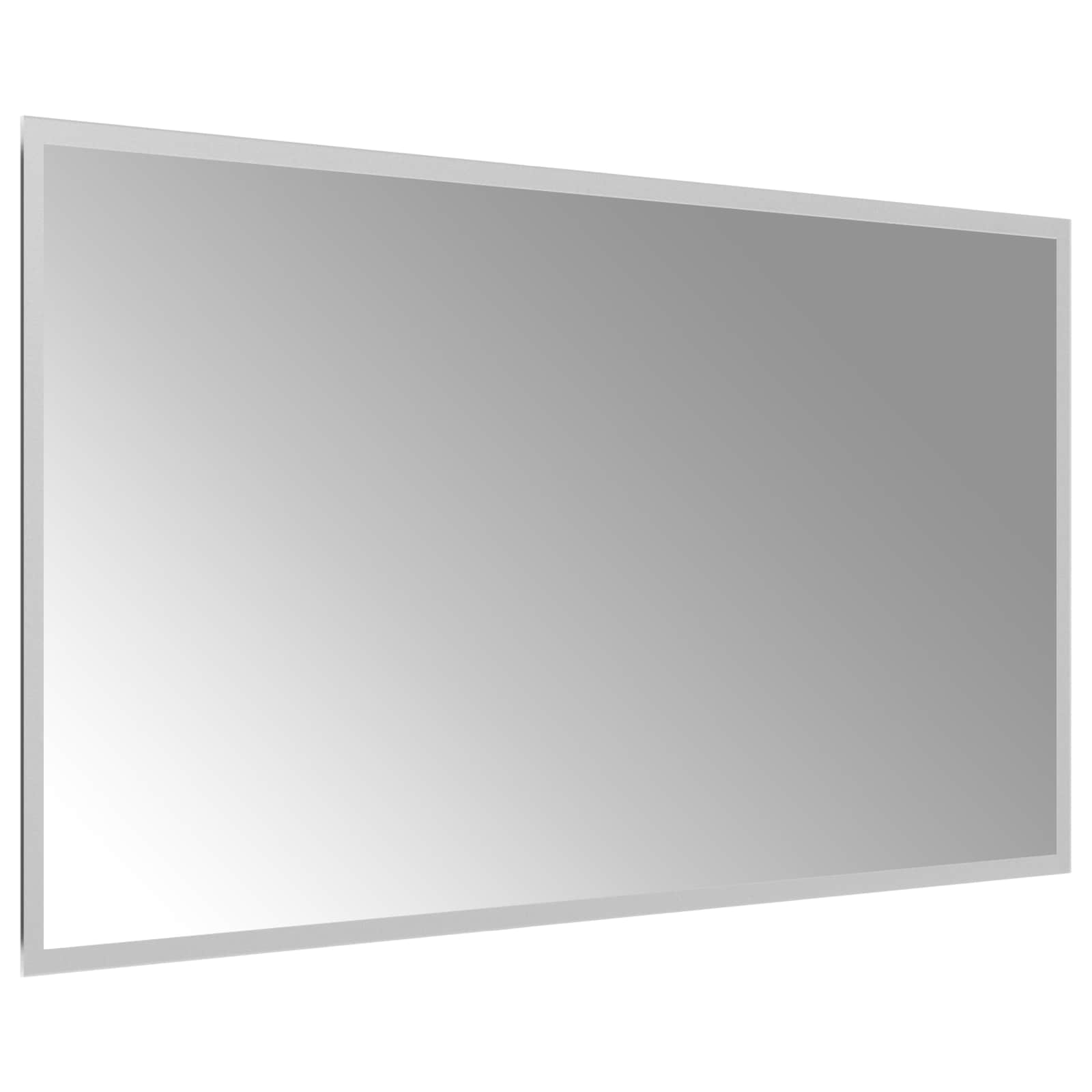 Specchio da bagno LED Trasparente 90 x 50 cm vetro temperato