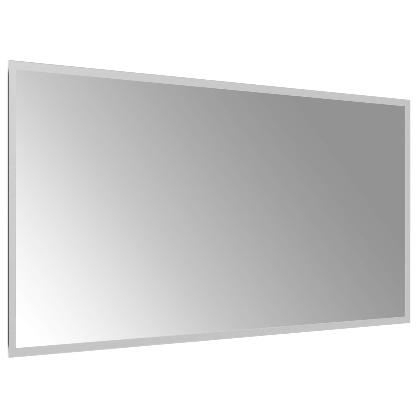 Specchio da bagno LED Trasparente 100 x 50 cm vetro temperato