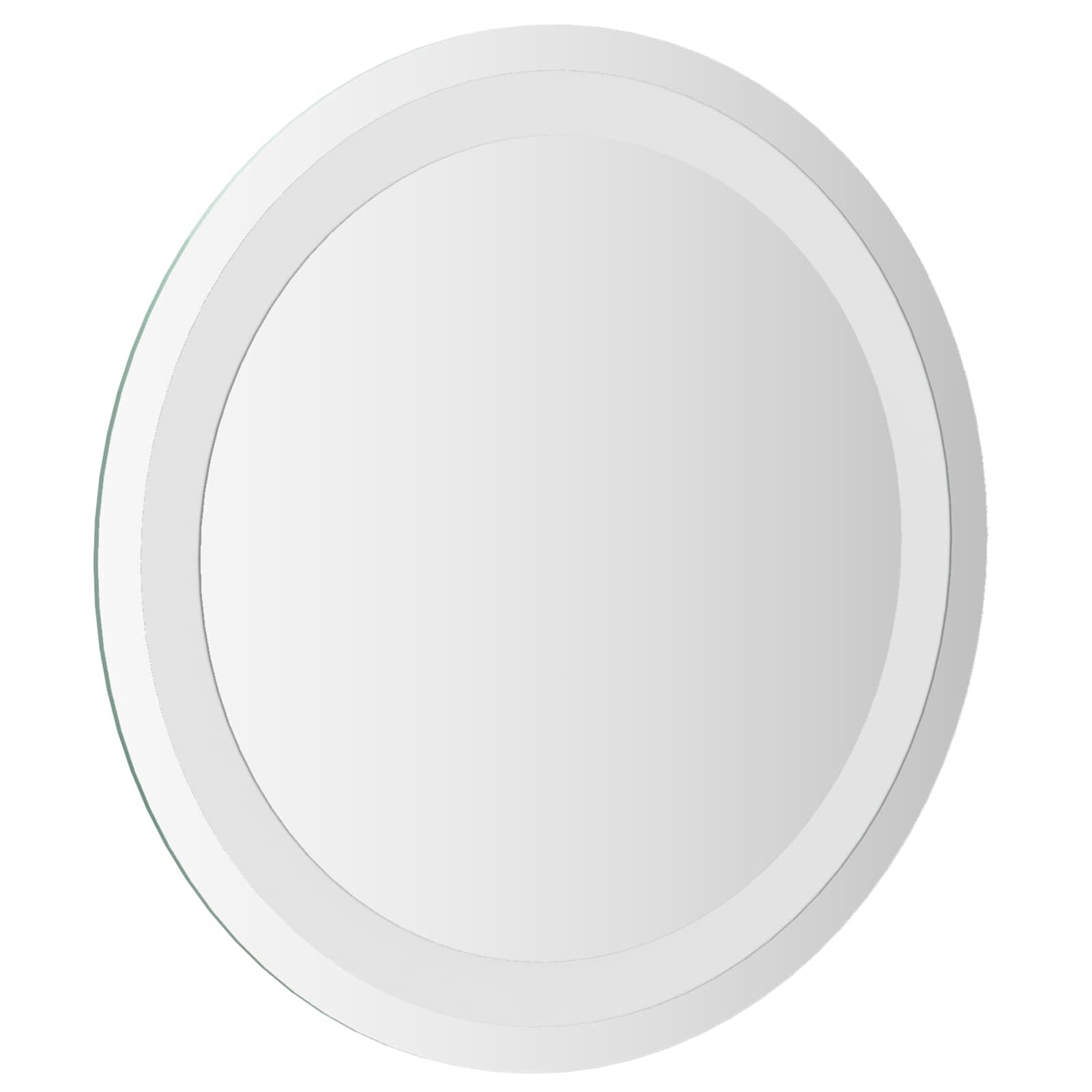 Specchio da bagno LED Trasparente Ø 40 cm vetro temperato
