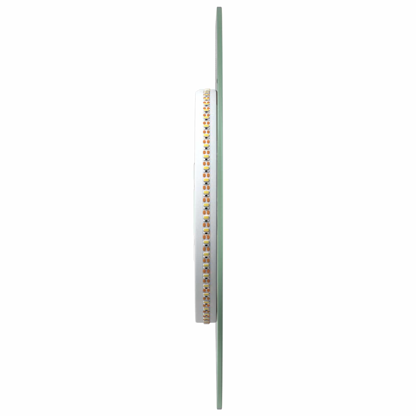Specchio da bagno LED Trasparente Ø 40 cm vetro temperato