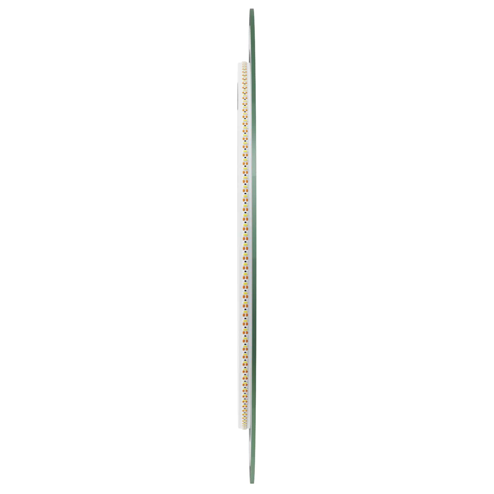 Specchio da bagno LED Trasparente Ø 50 cm vetro temperato