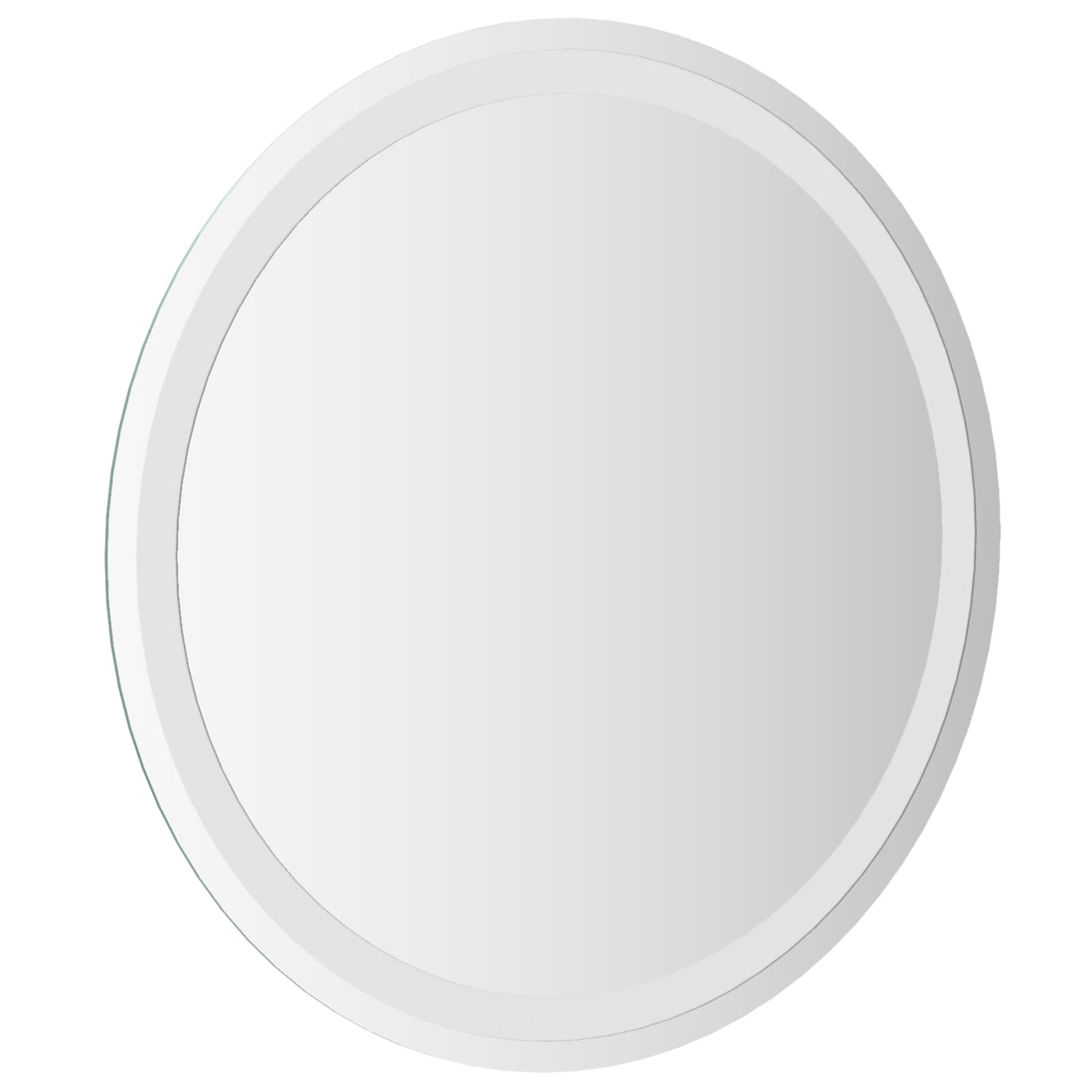 Specchio da bagno LED Trasparente Ø 60 cm vetro temperato