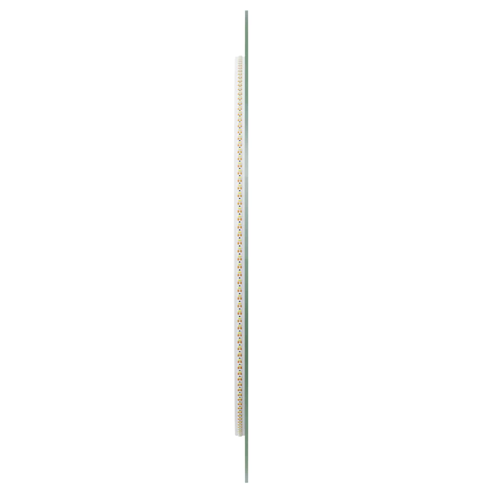 Specchio da bagno LED Trasparente Ø 60 cm vetro temperato