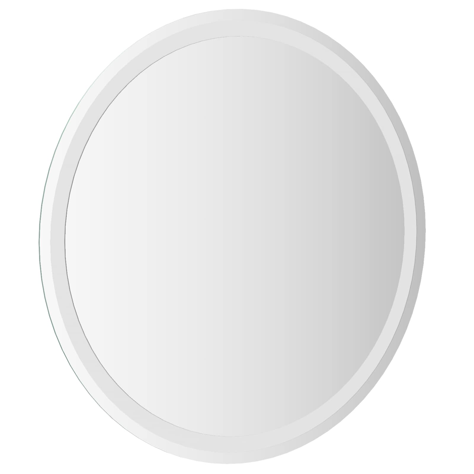 Specchio da bagno LED Trasparente Ø 70 cm vetro temperato