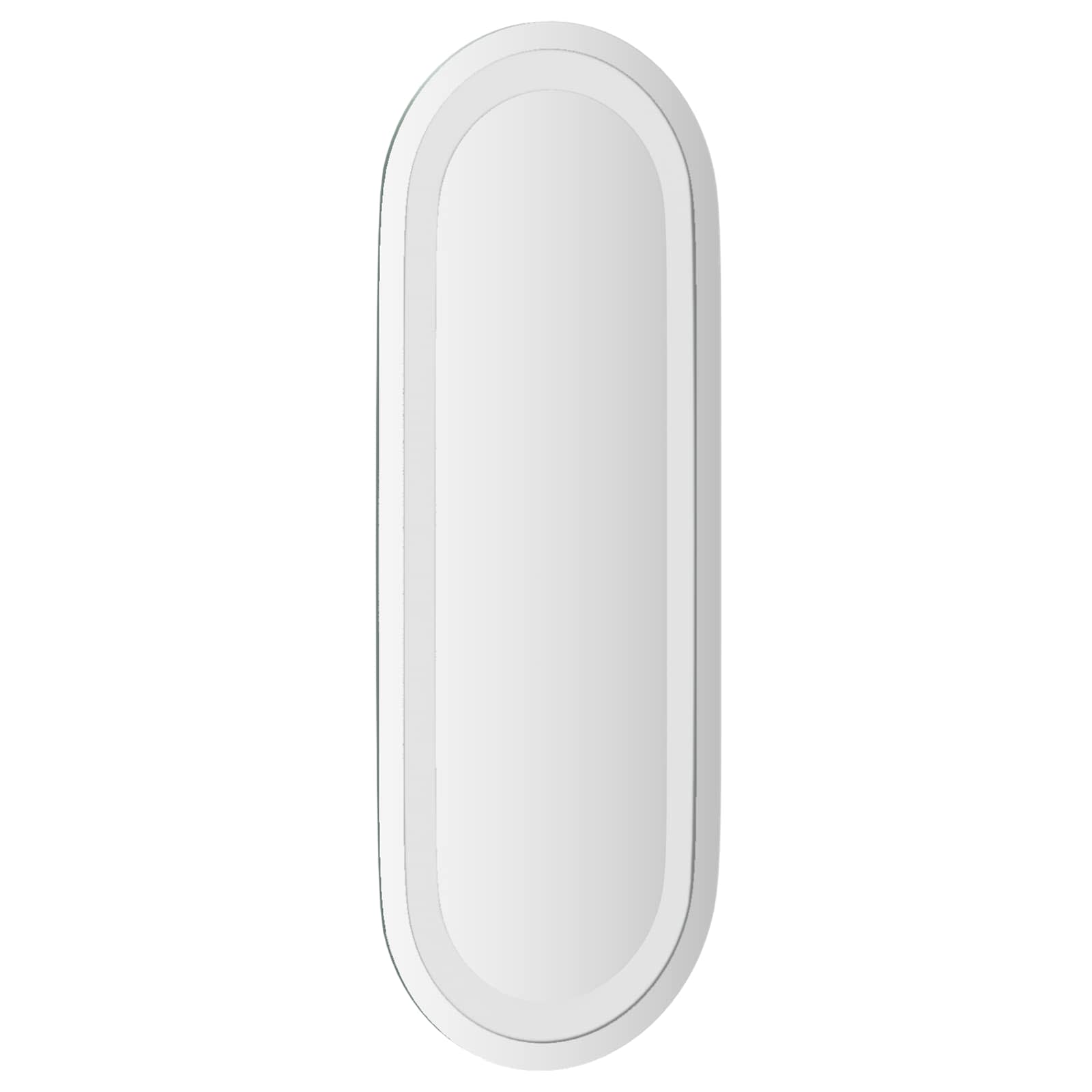 Specchio da bagno LED Trasparente 40 x 15 cm vetro temperato