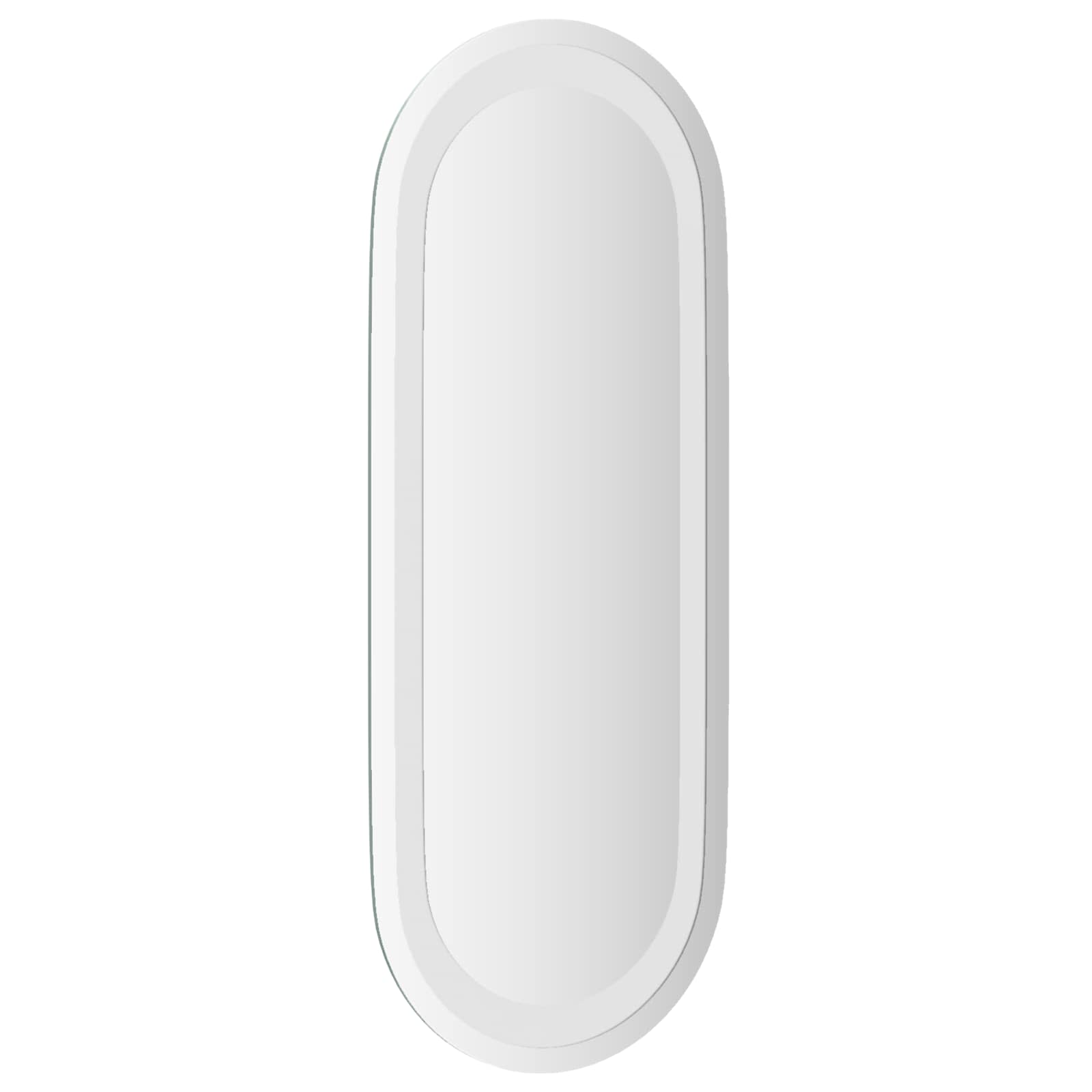 Specchio da bagno LED Trasparente 50 x 20 cm vetro temperato