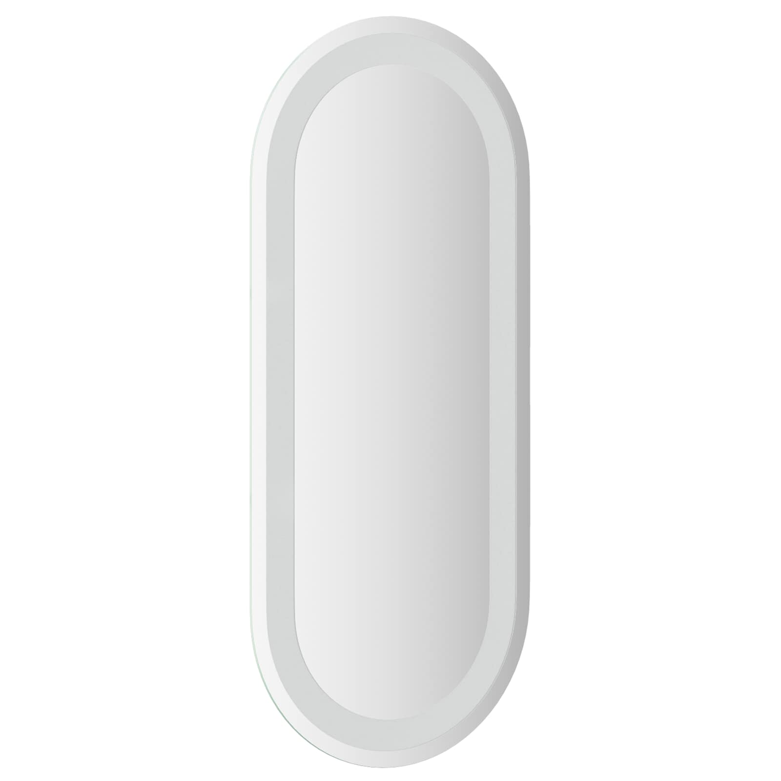 Specchio da bagno LED Trasparente 70 x 30 cm vetro temperato