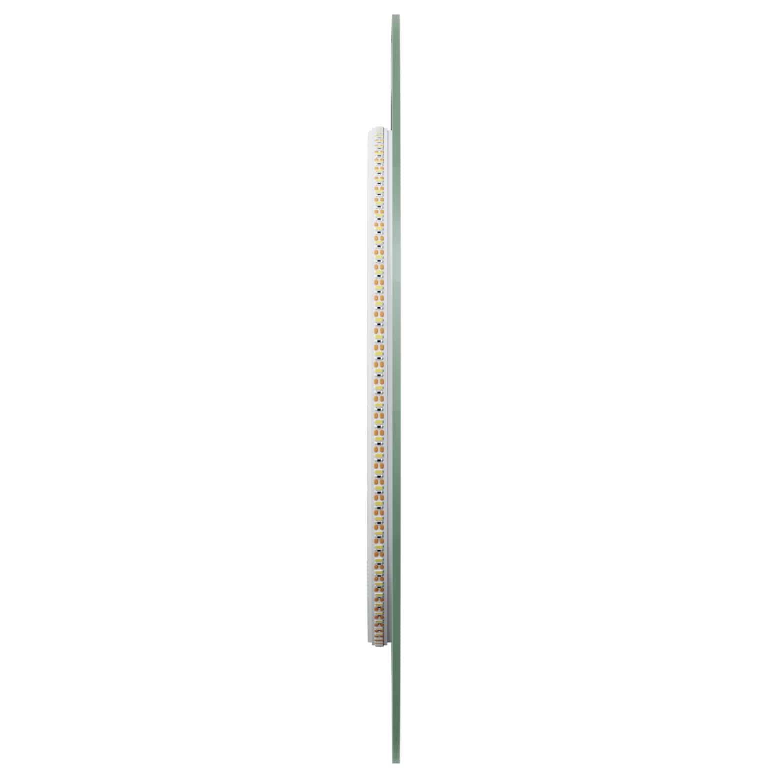 Specchio da bagno LED Trasparente 90 x 40 cm vetro temperato