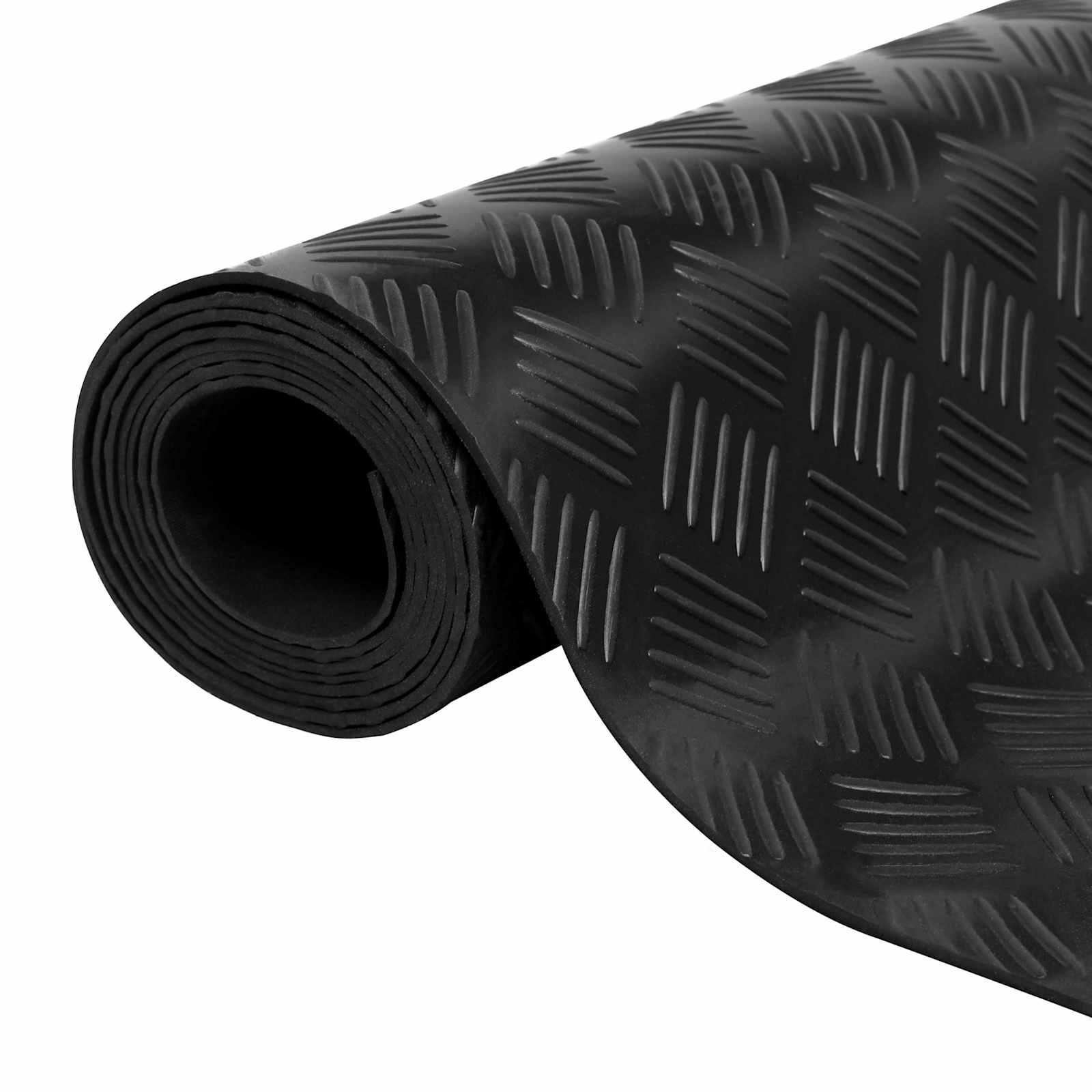 Tappeto per pavimento Nero 1,5 x 2 m Gomma