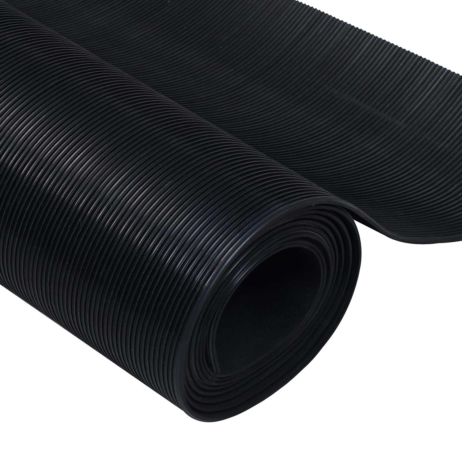 Tappeto per pavimento Nero 1,5 x 4 m Gomma