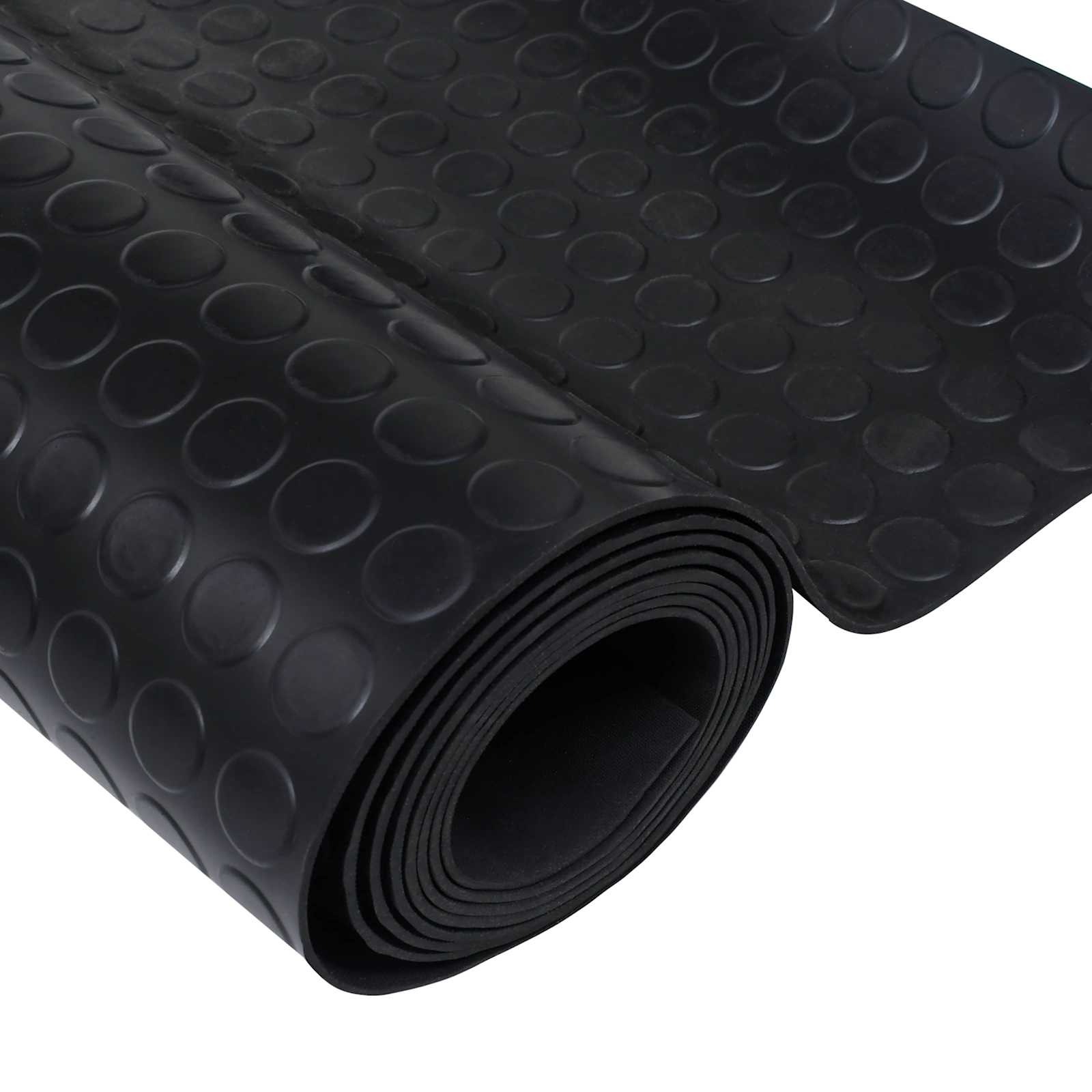 Tappeto per pavimento Nero 1,5 x 2 m Gomma