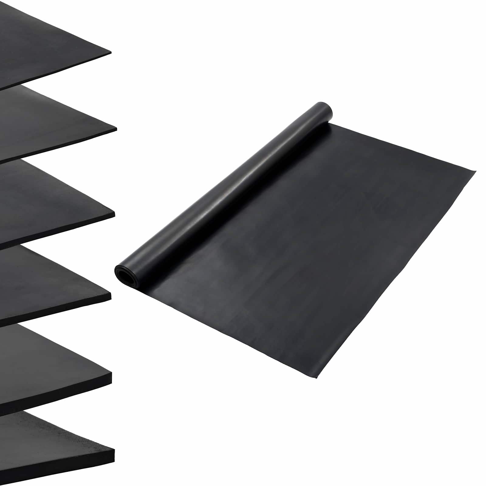 Tappeto per pavimento Nero 1,2 x 2 m Gomma