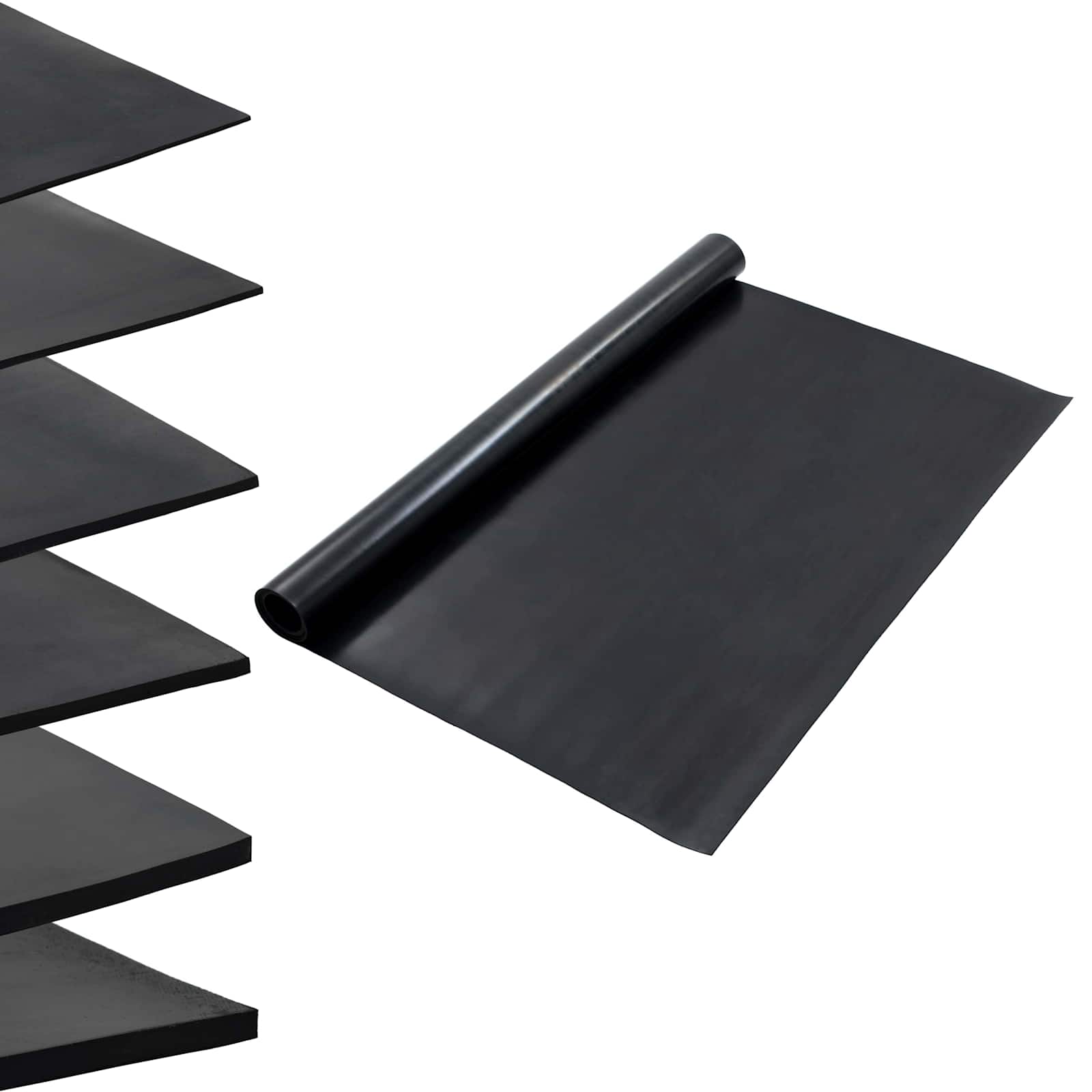 Tappeto per pavimento Nero 1,2 x 2 m Gomma