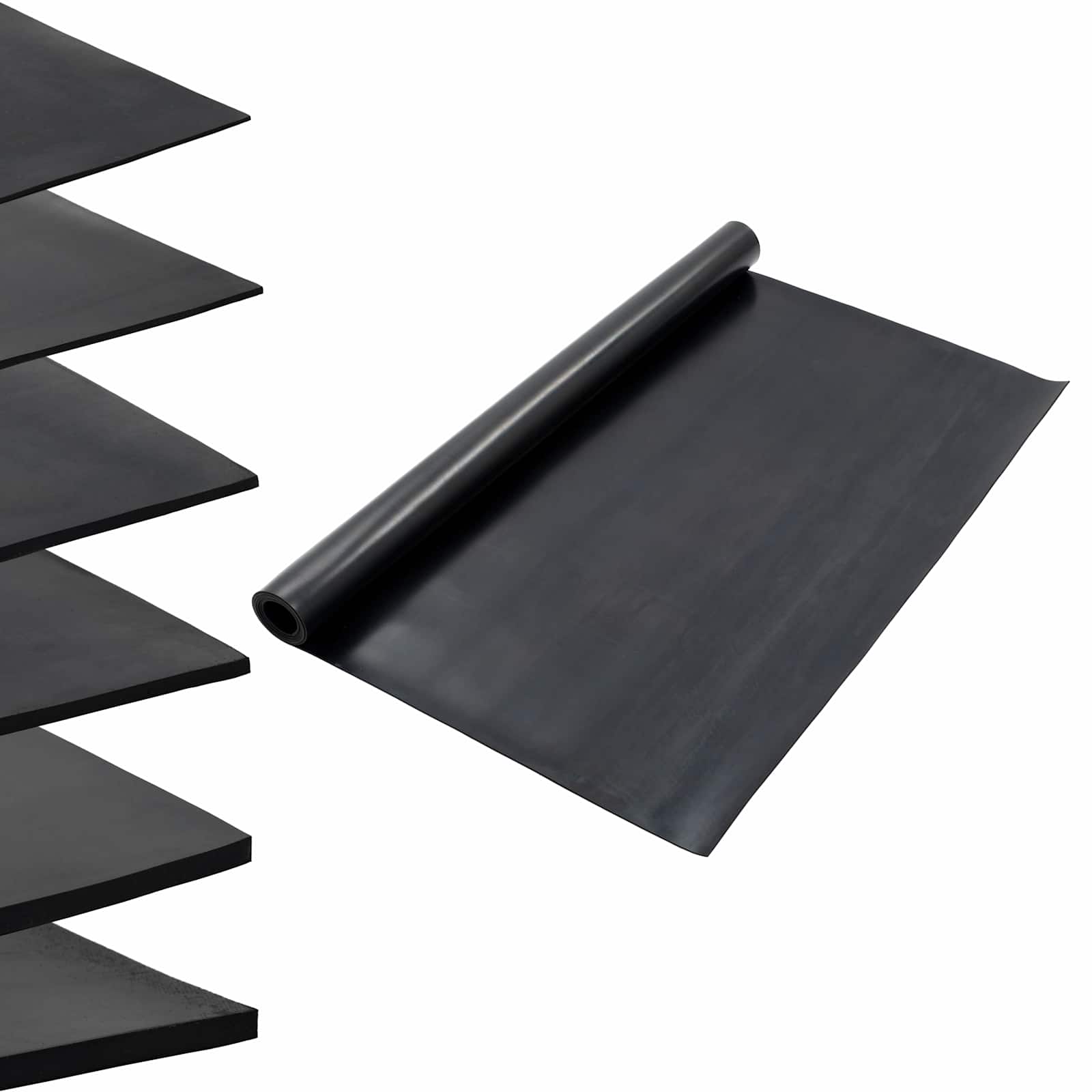 Tappeto per pavimento Nero 1,2 x 2 m Gomma