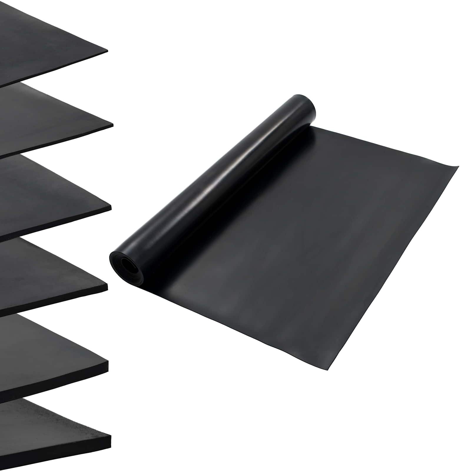 Tappeto per pavimento Nero 1,2 x 5 m Gomma