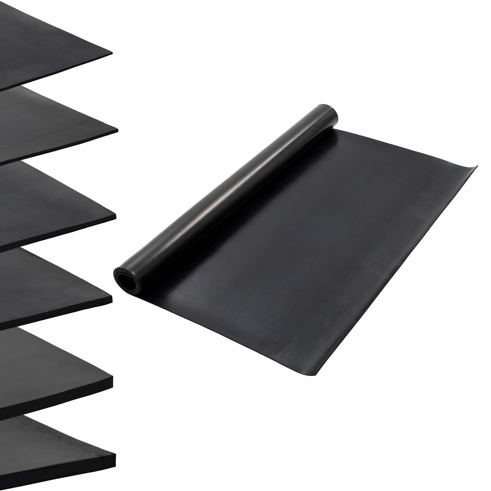 Tappeto per pavimento Nero 1,2 x 2 m Gomma