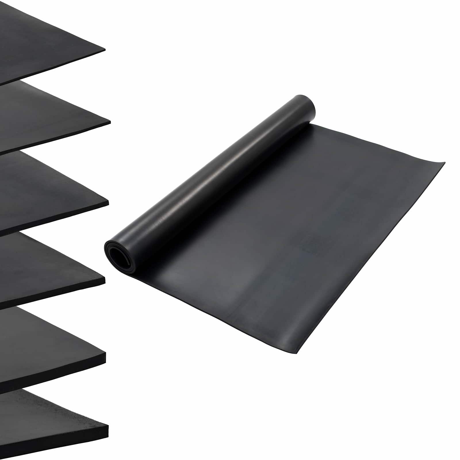 Tappeto per pavimento Nero 1,2 x 2 m Gomma