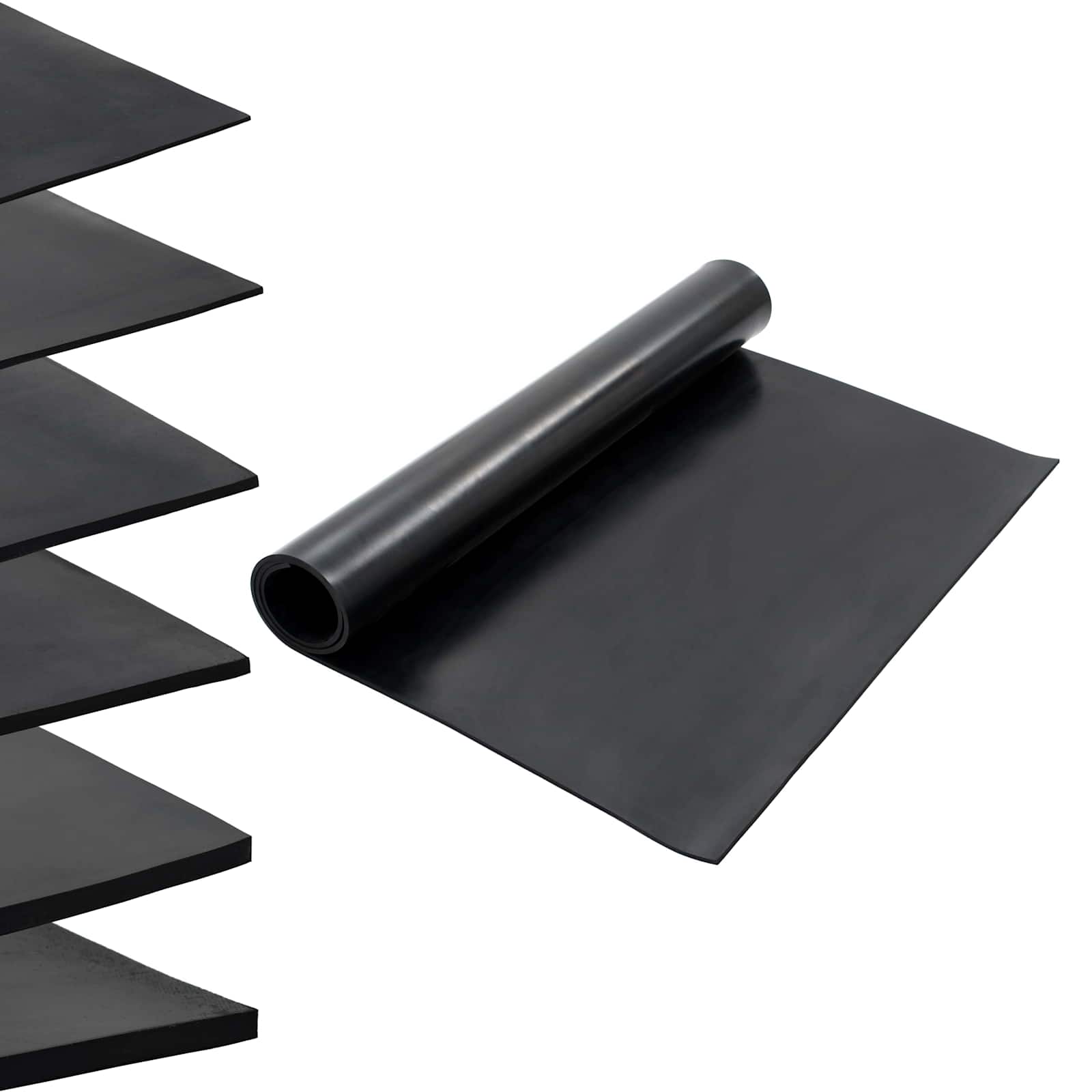 Tappeto per pavimento Nero 1,2 x 2 m Gomma