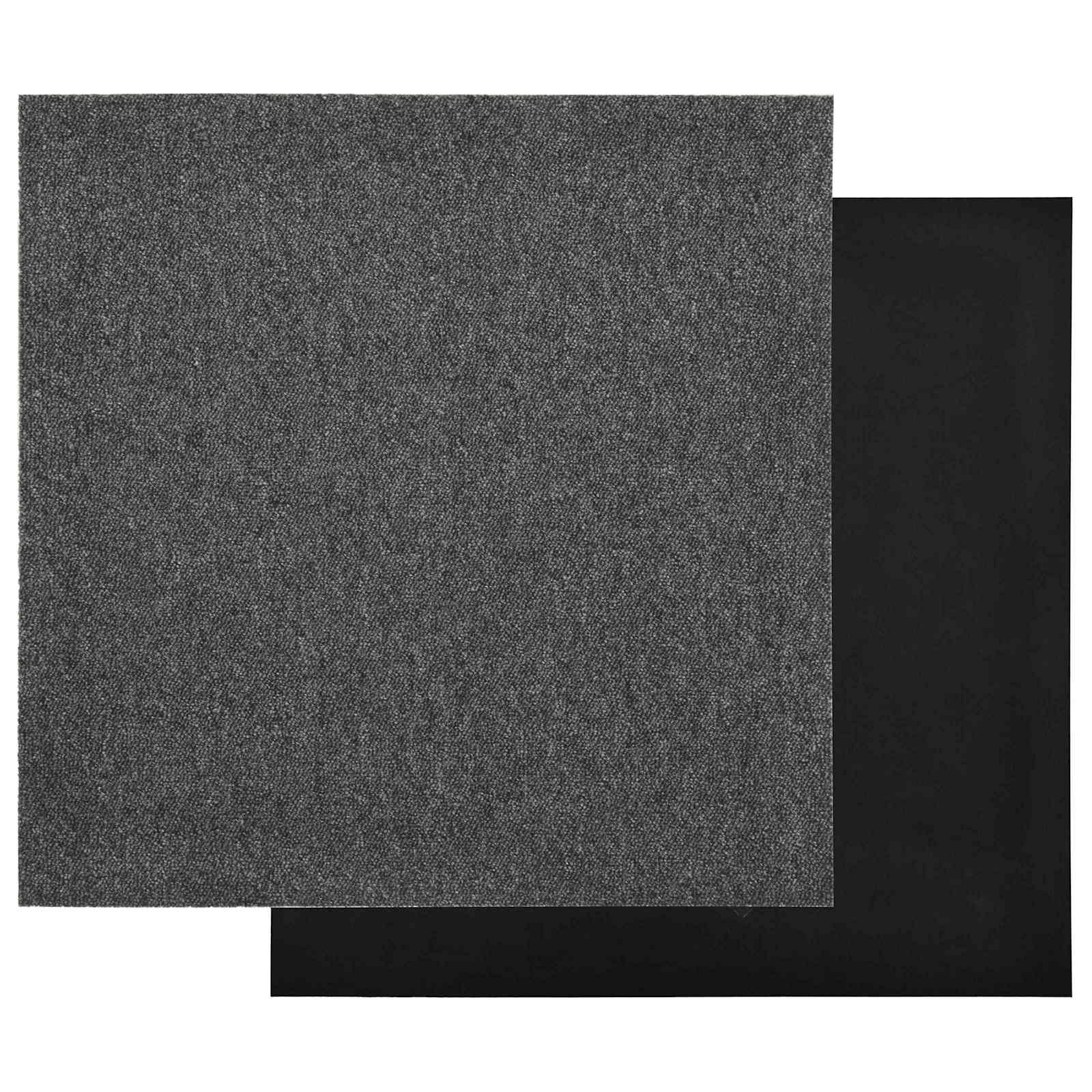 Tappeto 20 pz Antracite 50 x 50 cm 100% Polipropilene