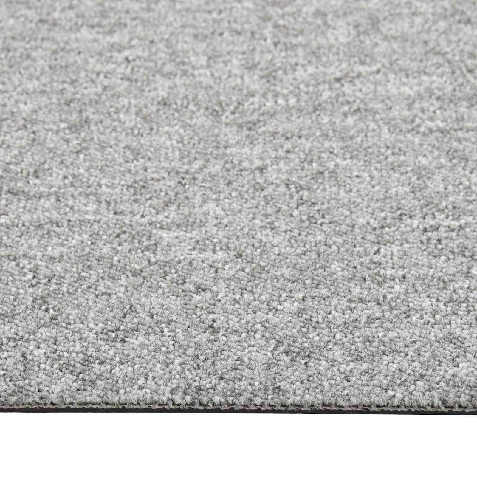 Tappeto 20 pz Grigio Chiaro 50 x 50 cm 100% Polipropilene