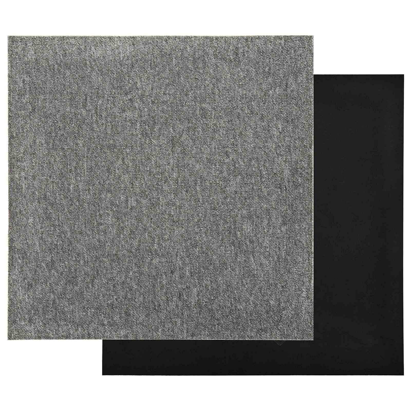 Tappeto 20 pz Grigio 50 x 50 cm 100% Polipropilene