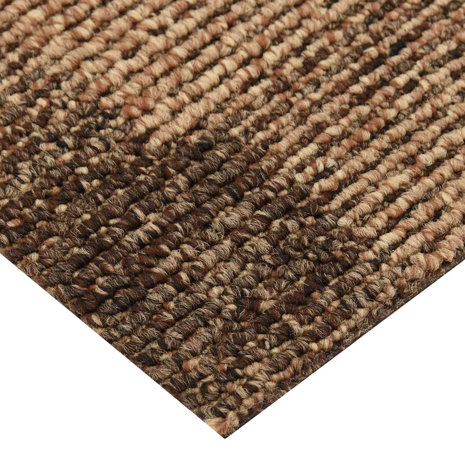 Moquette per pavimenti 20 pz Marrone 50 x 50 cm PP Pelo basso