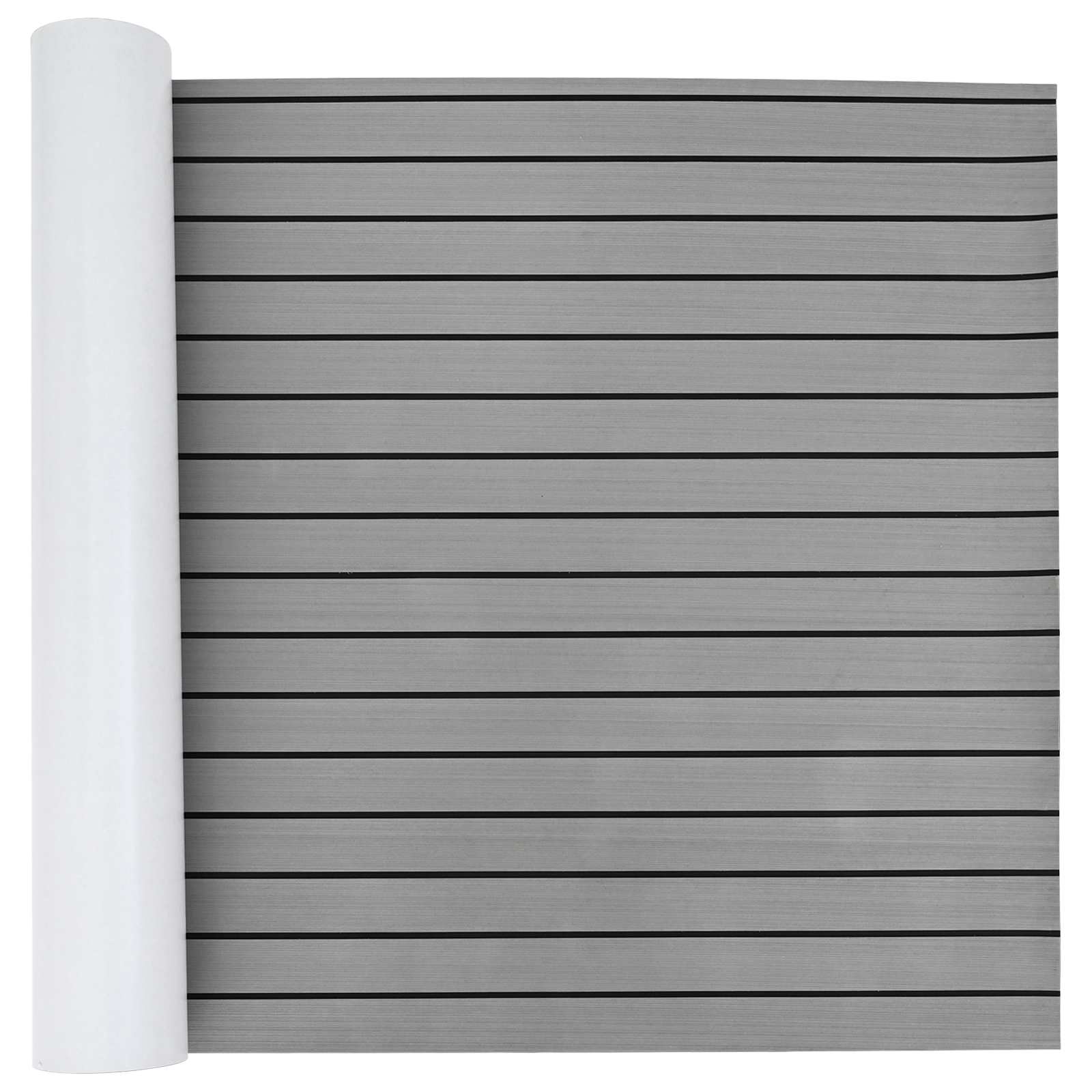 Tappetino per Barche Grigio Chiaro e Nero 240 x 90 cm EVA