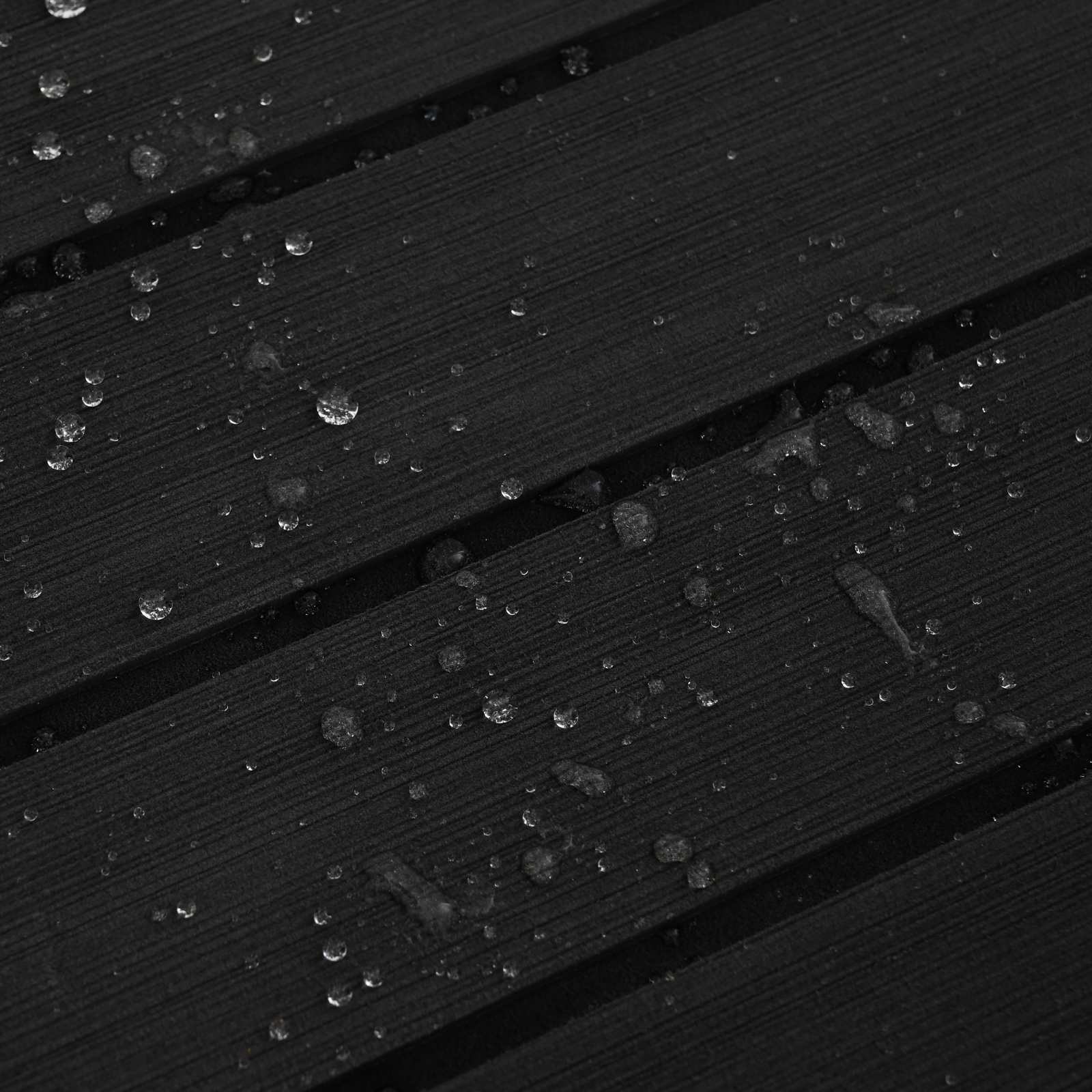 Tappetino per Barche Rigato Grigio Scuro e Nero 240 x 90 cm EVA