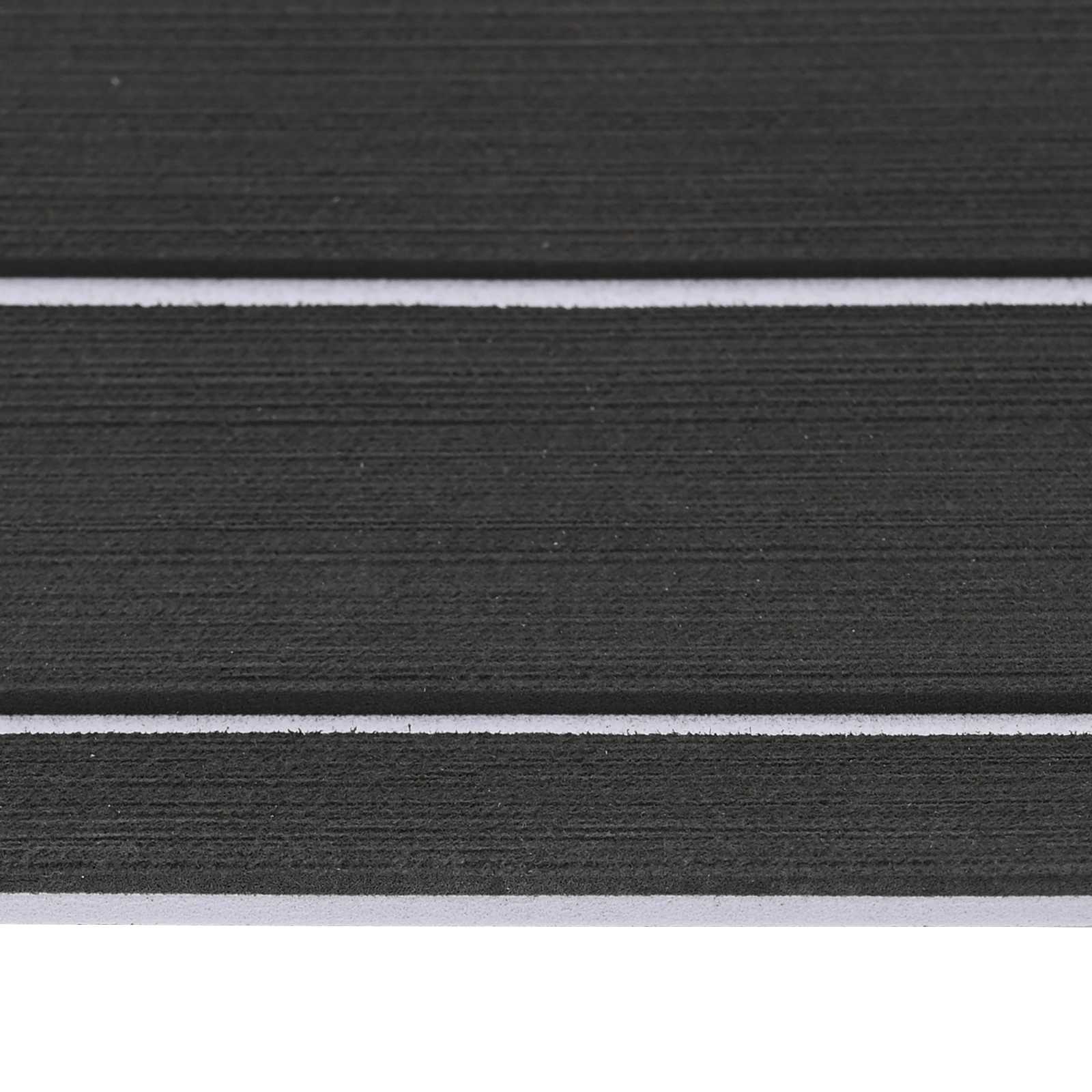 Tappetino per Barche Grigio Scuro e Bianco 240 x 90 cm EVA