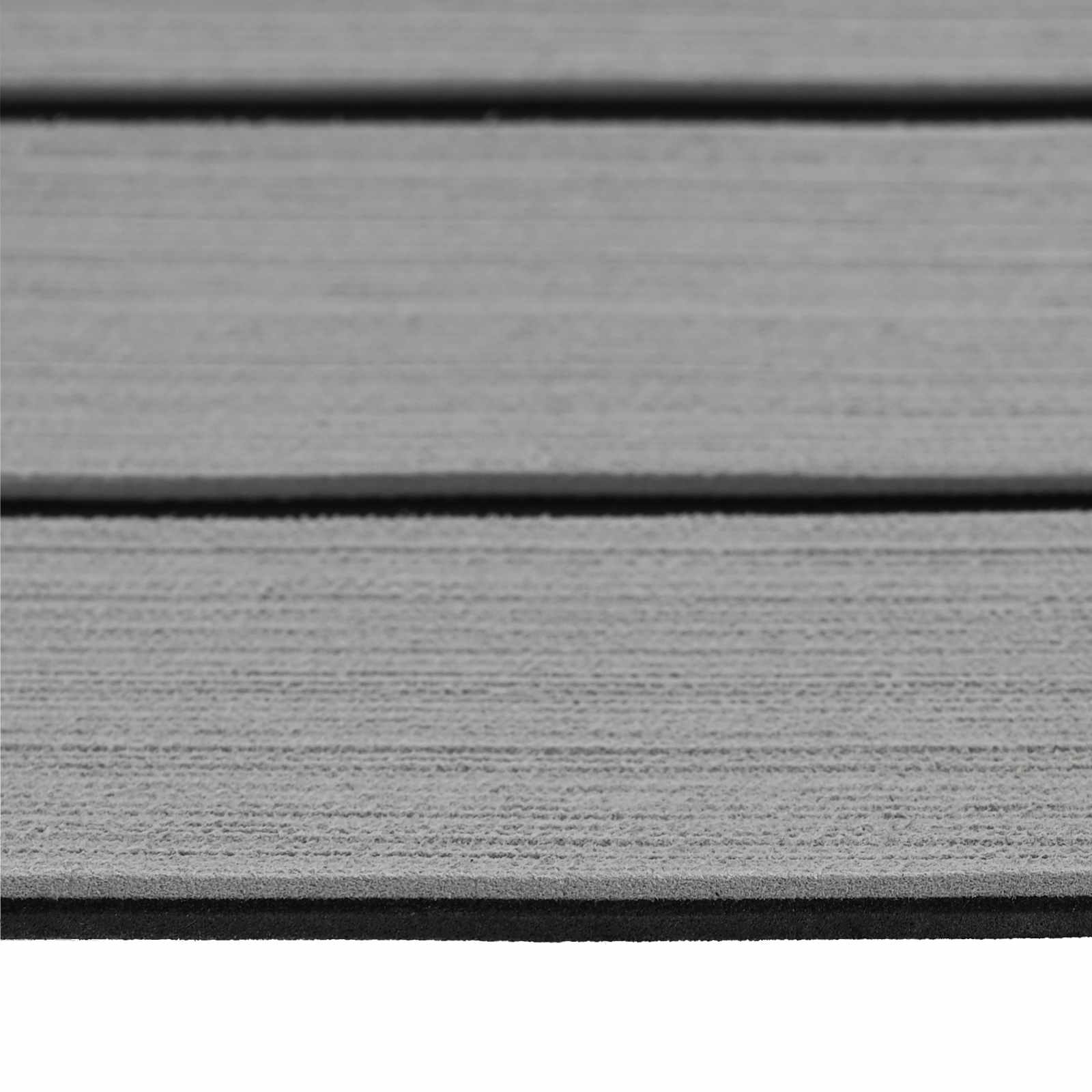 Tappetino per Barche Grigio Chiaro e Nero 240 x 60 cm EVA