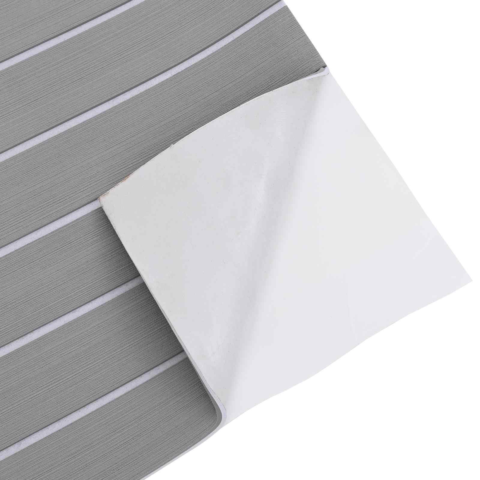 Tappetino per Barche Grigio chiaro e bianco 240 x 60 cm EVA