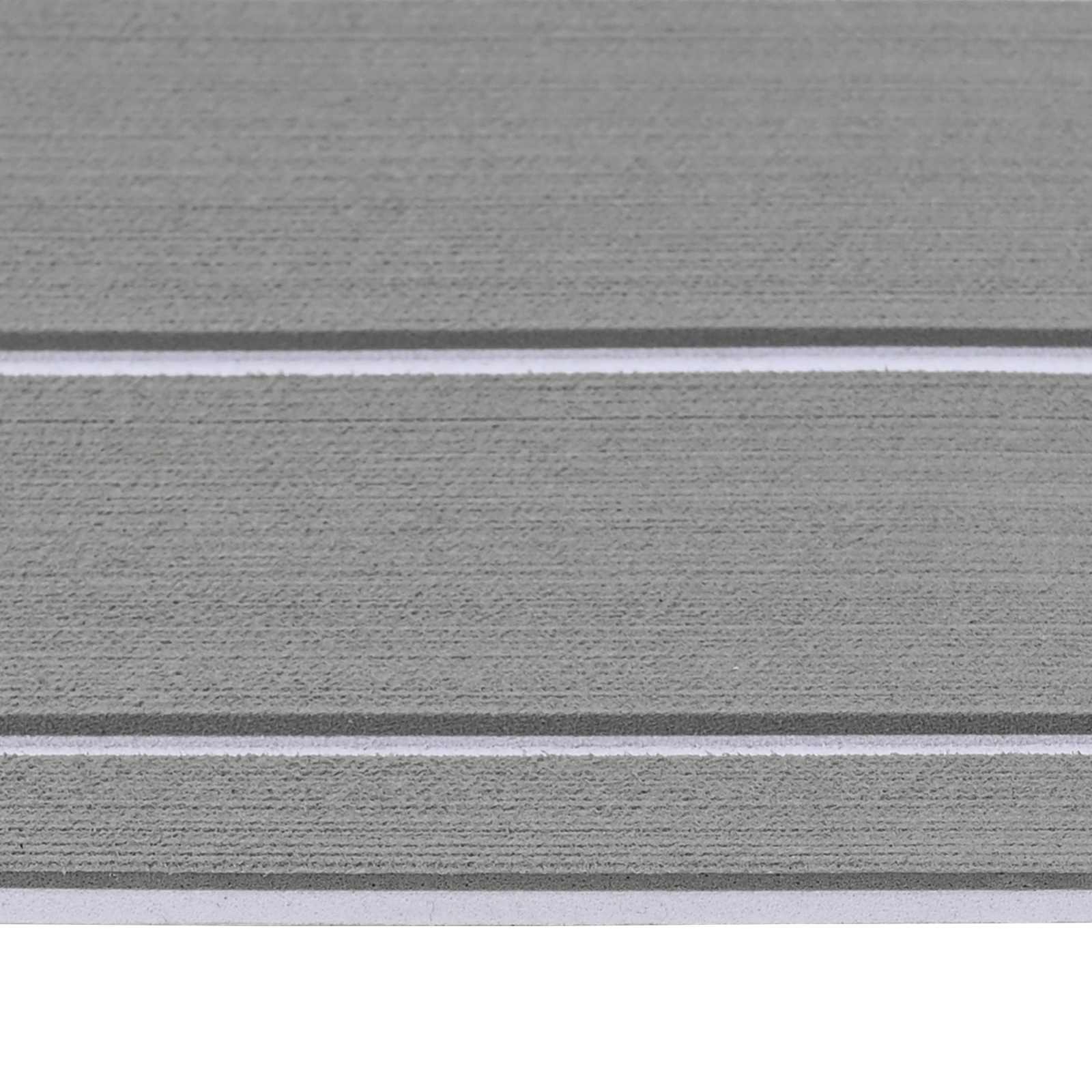 Tappetino per Barche Grigio chiaro e bianco 240 x 60 cm EVA