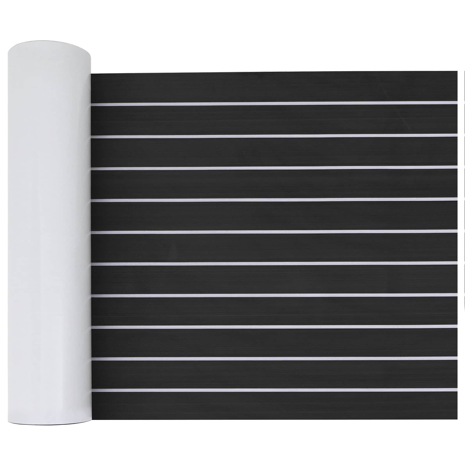 Tappetino per Barche Grigio Scuro e Bianco 240 x 60 cm EVA