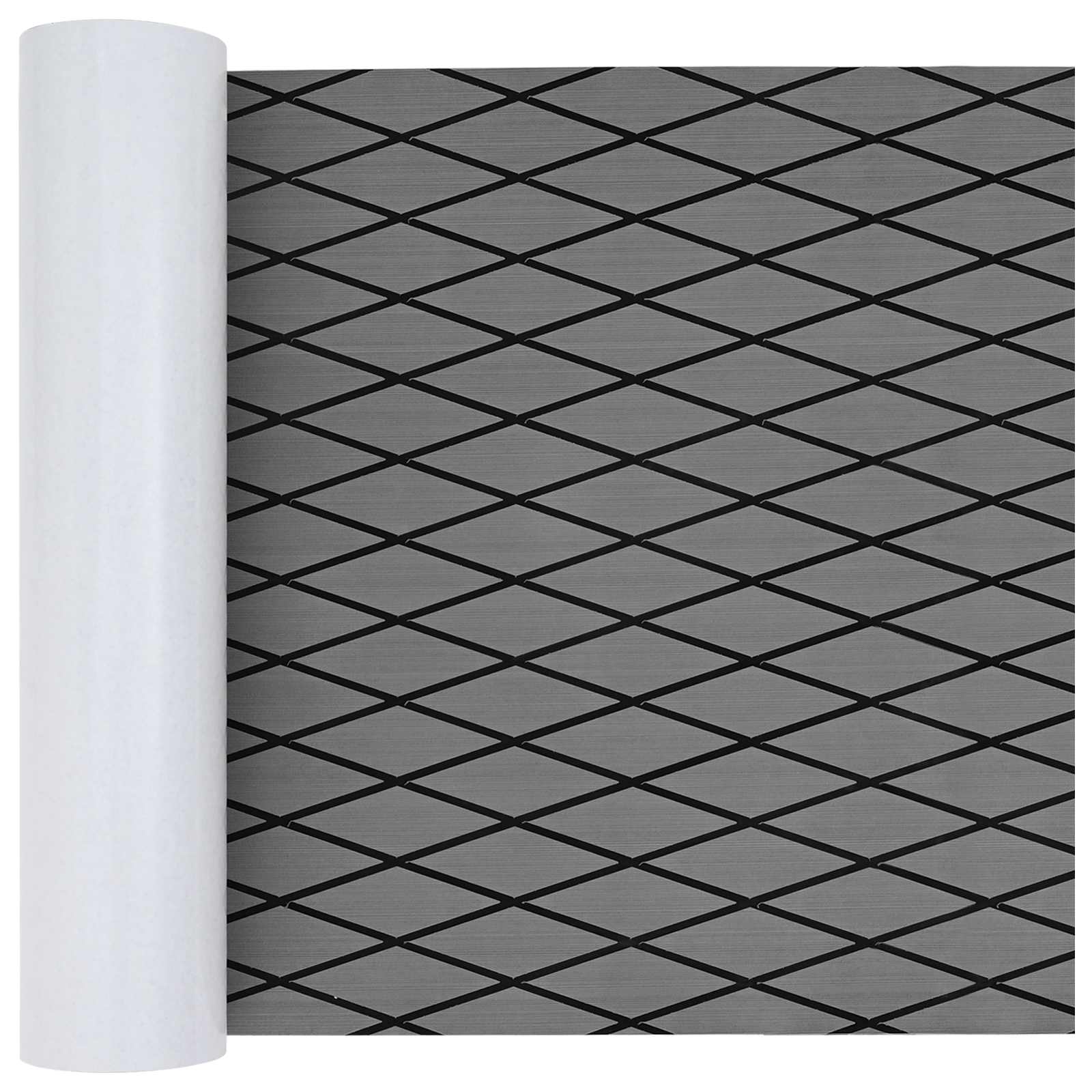 Tappetino per Barche Grigio Chiaro e Nero 190 x 70 cm EVA